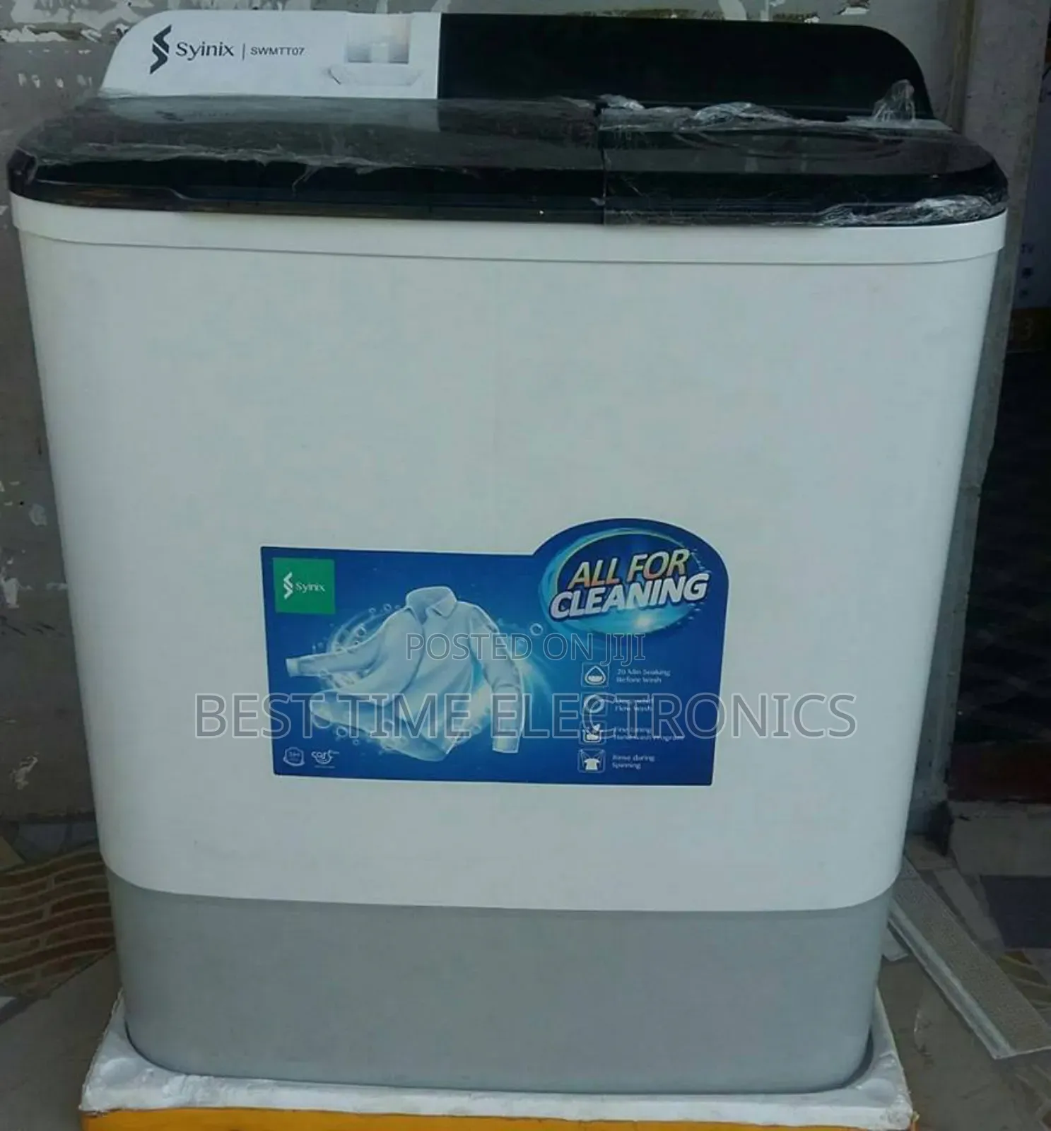 Original Syinix 7kg Dual Tub Washing Machine