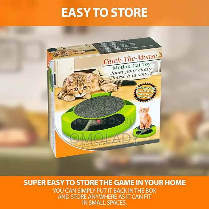Catch the Mouse Cat Toy Cat Scratcher
