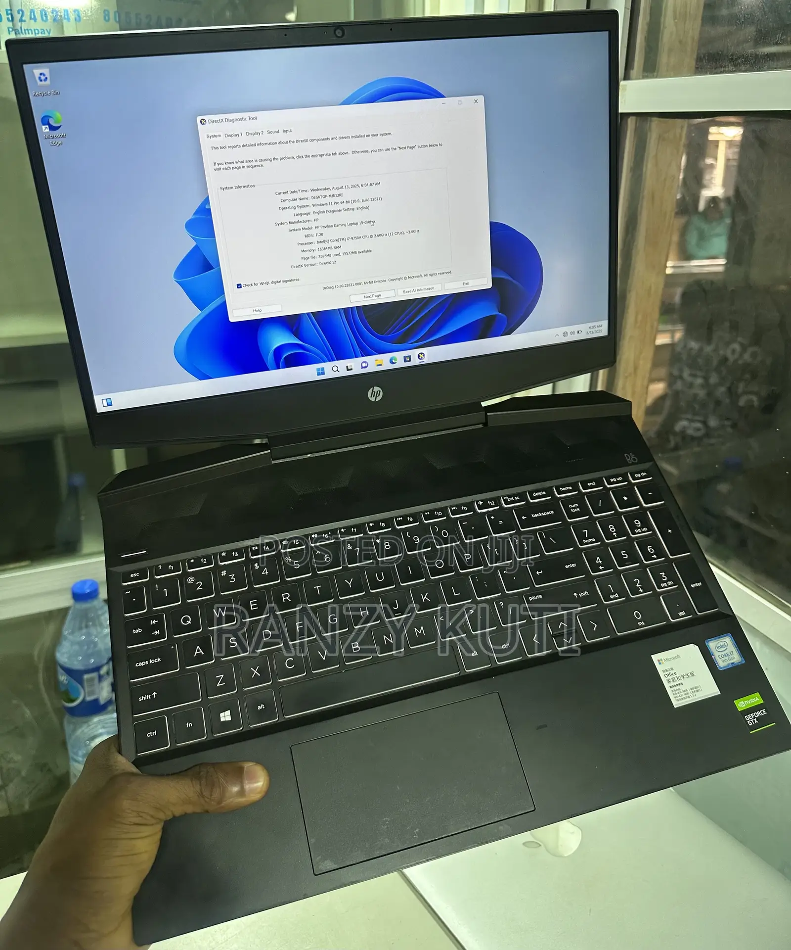 Laptop HP Pavilion Gaming Laptop 15-dk2xxx 16GB Intel Core i5 SSD 512GB