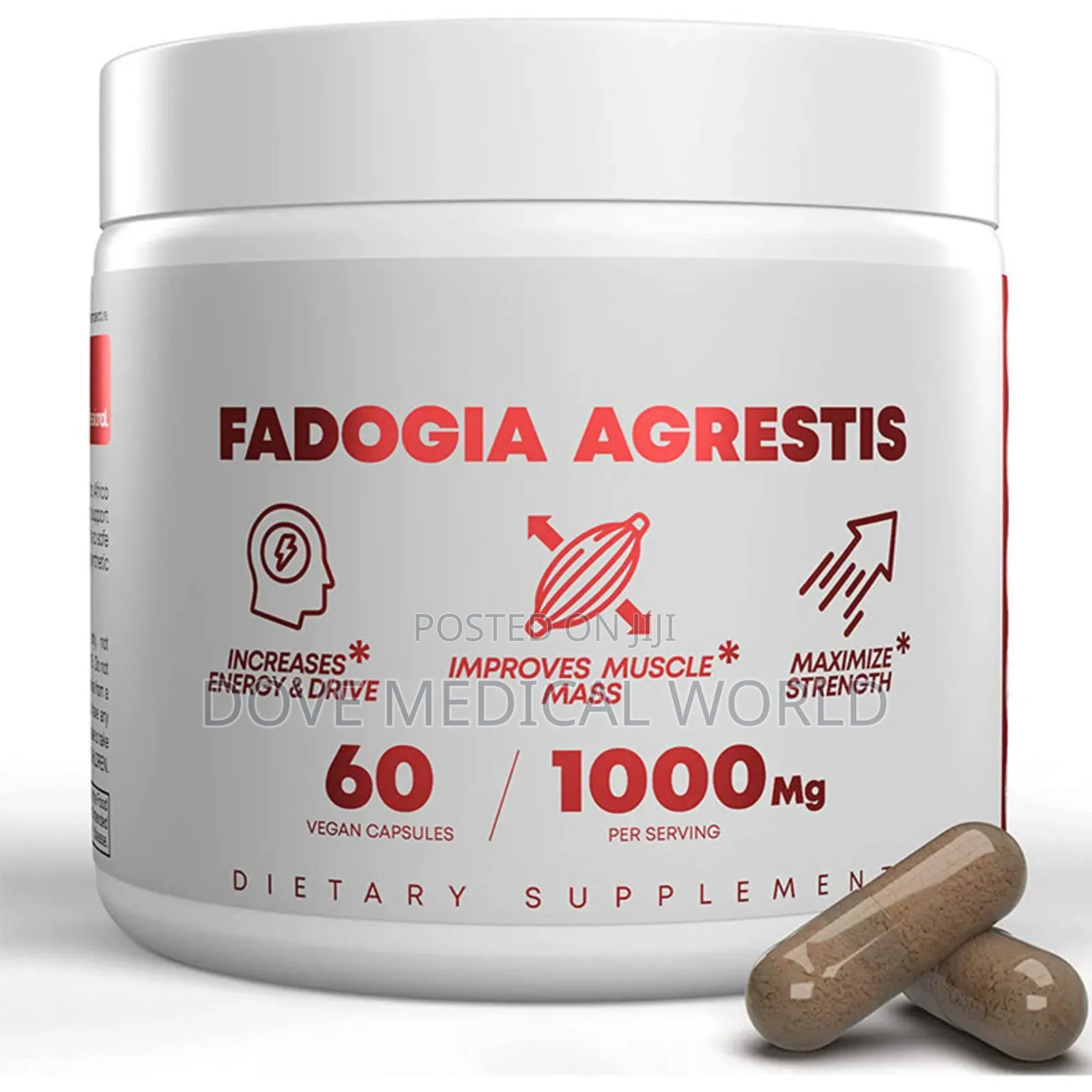 Fadogia Agrestis Capsule (1000mg)