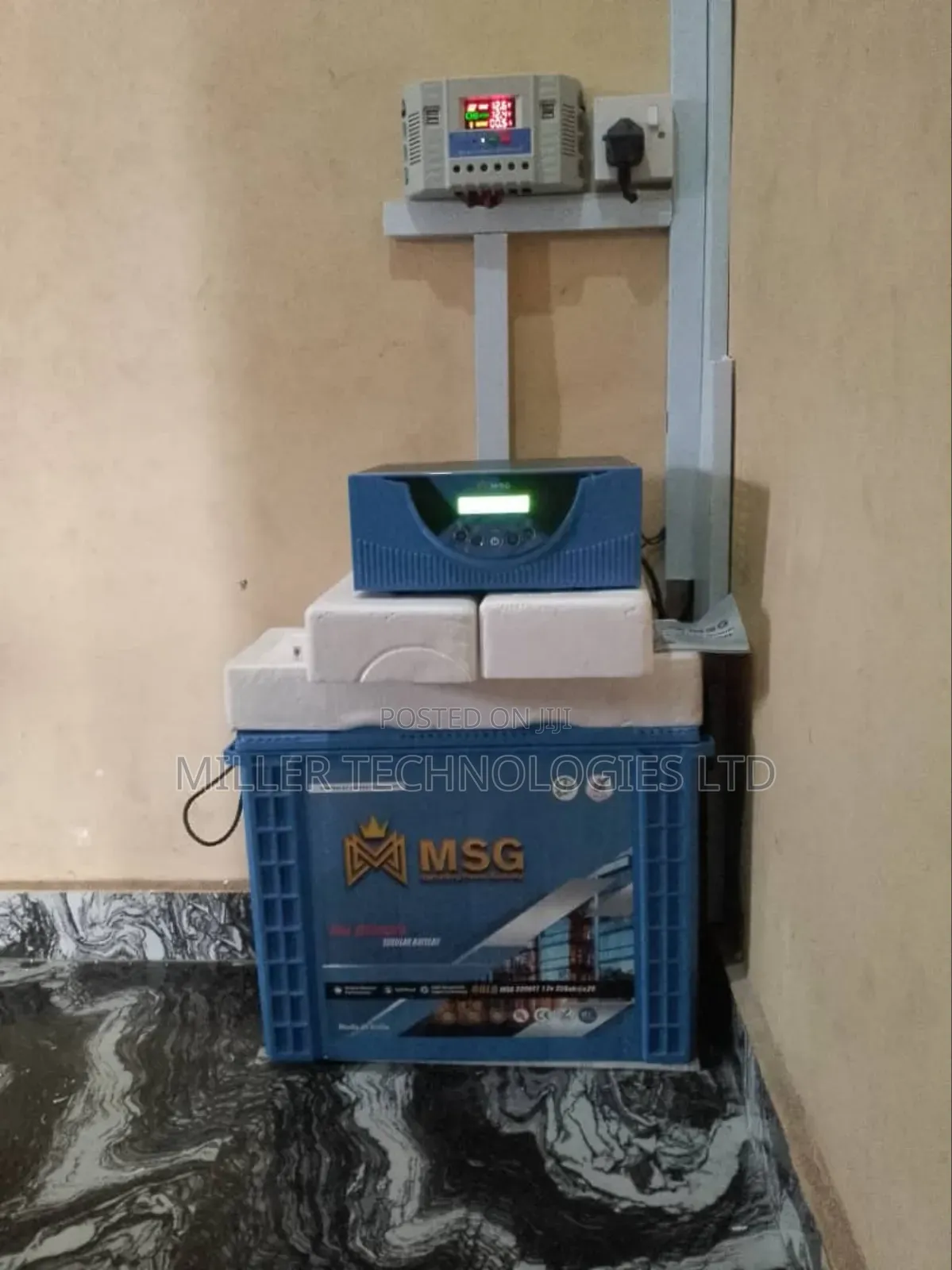MSG Battery 1kva Complete Installation to Power 2bed Room