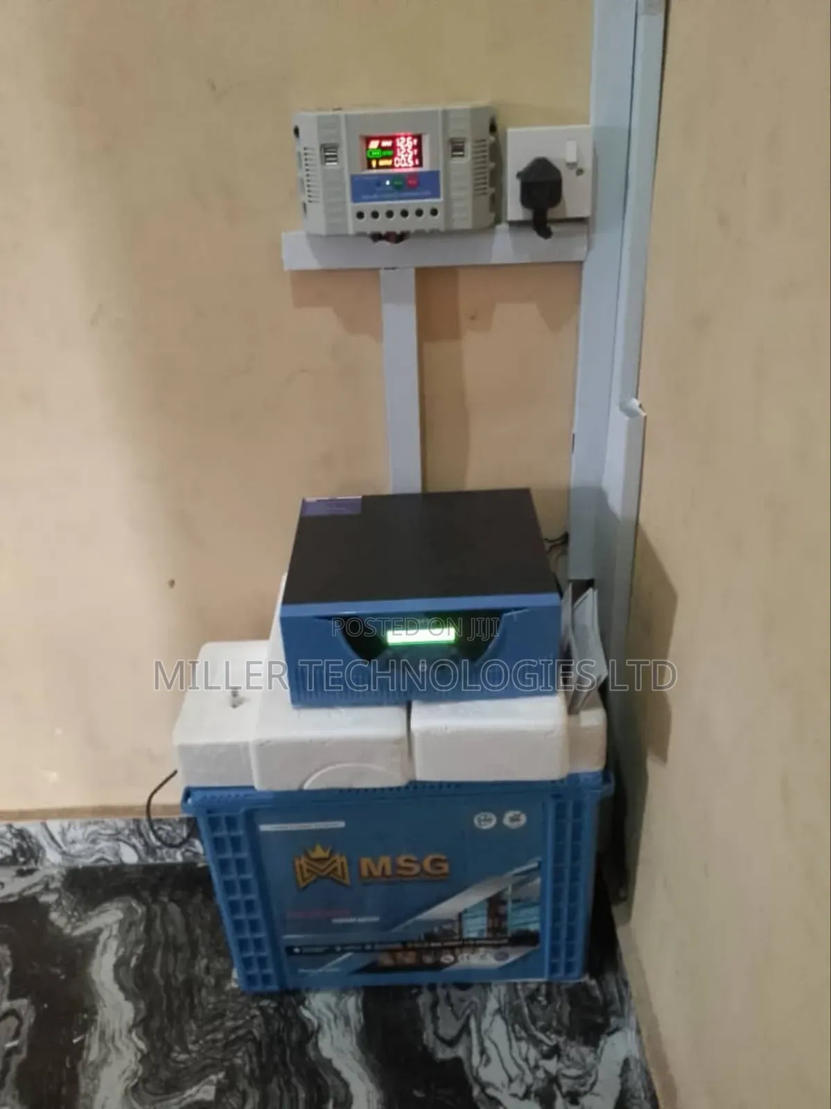 MSG Battery 1kva Complete Installation to Power 2bed Room