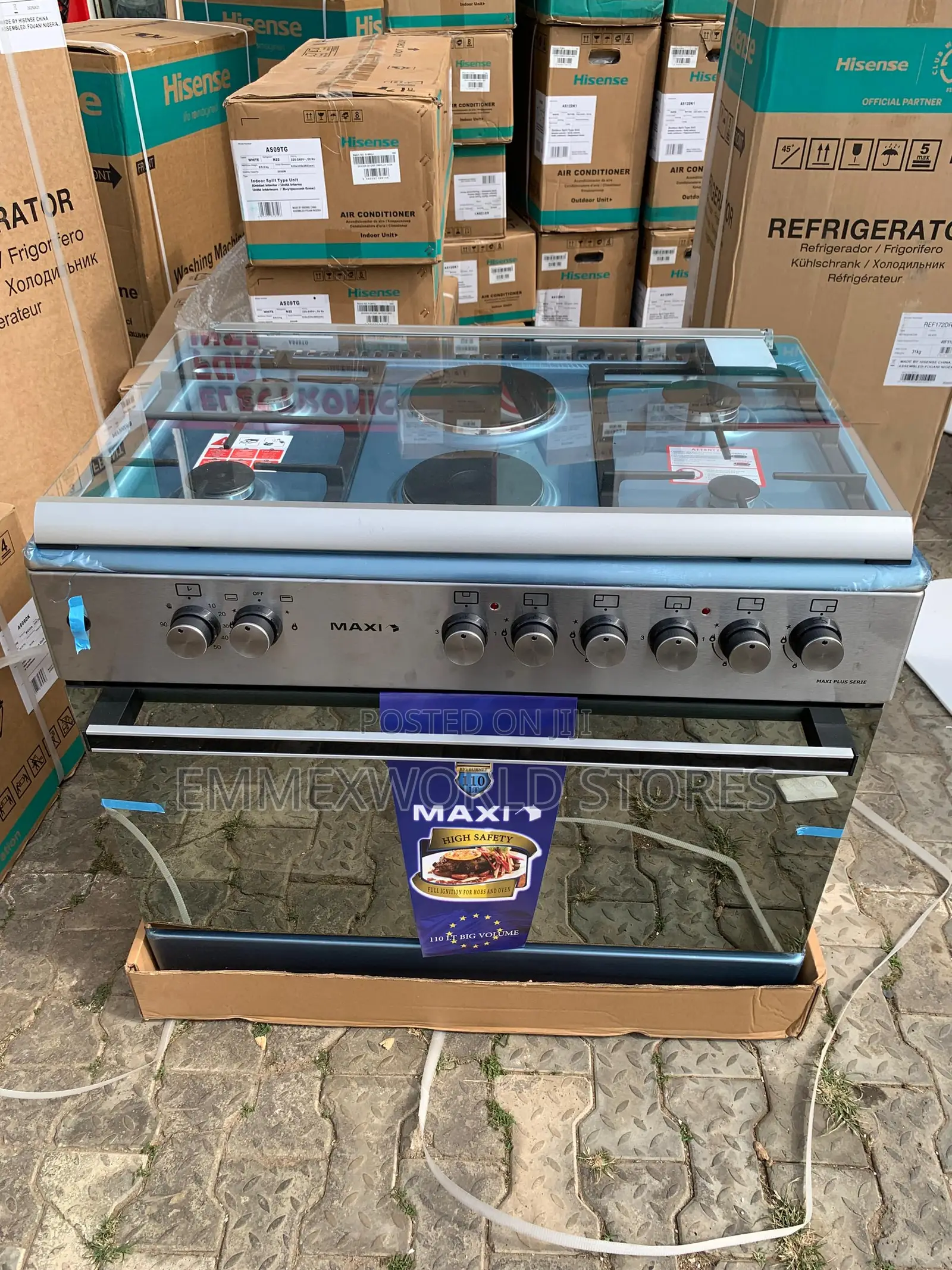 Maxi Style Standing Cooker 4gas 2electric