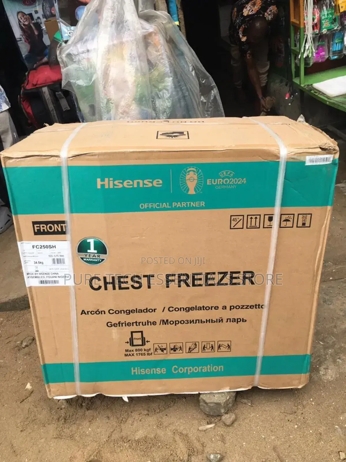 New Hisense 189liters Chest Freezer With Inner Glass 250sh