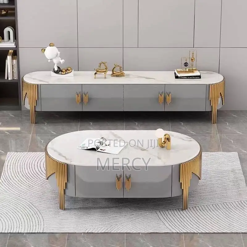 Beautiful Tv Stand and Center Table Set