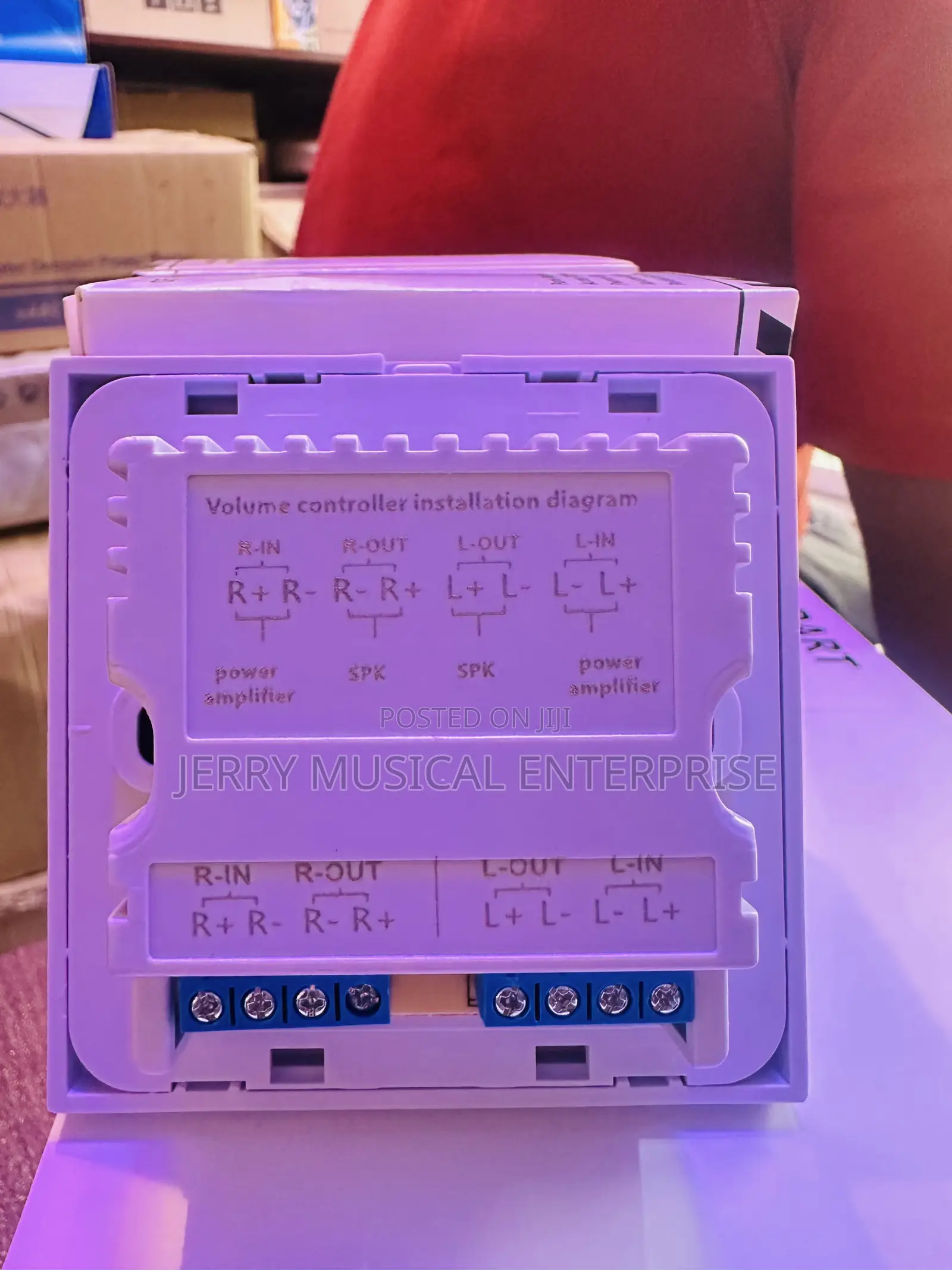 White Volume Controller For Ceiling Speaker
