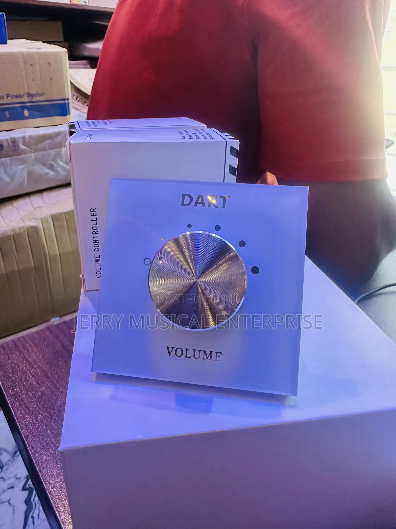 White Volume Controller For Ceiling Speaker