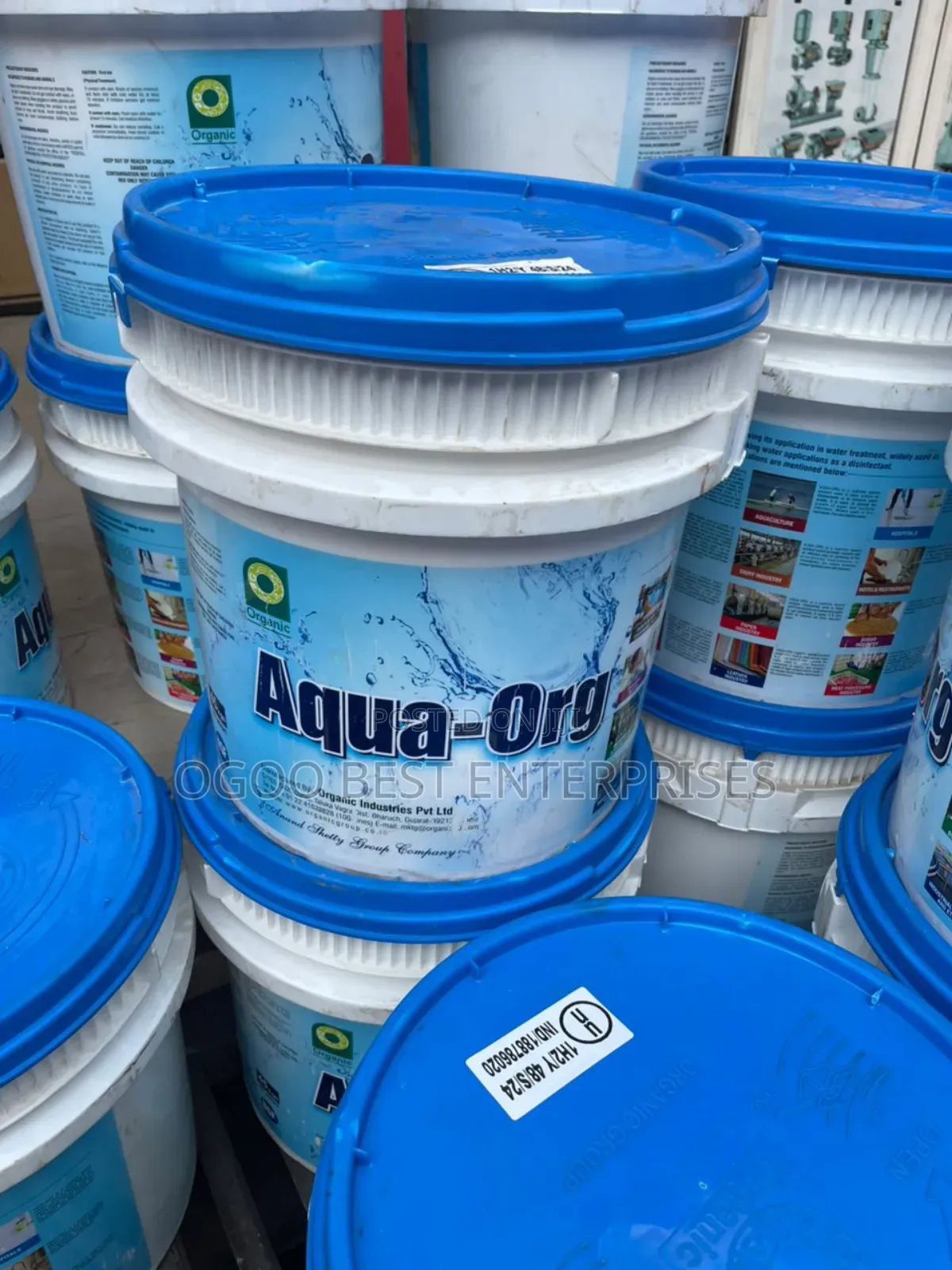 Aqua Org Chlorine Shot Drum