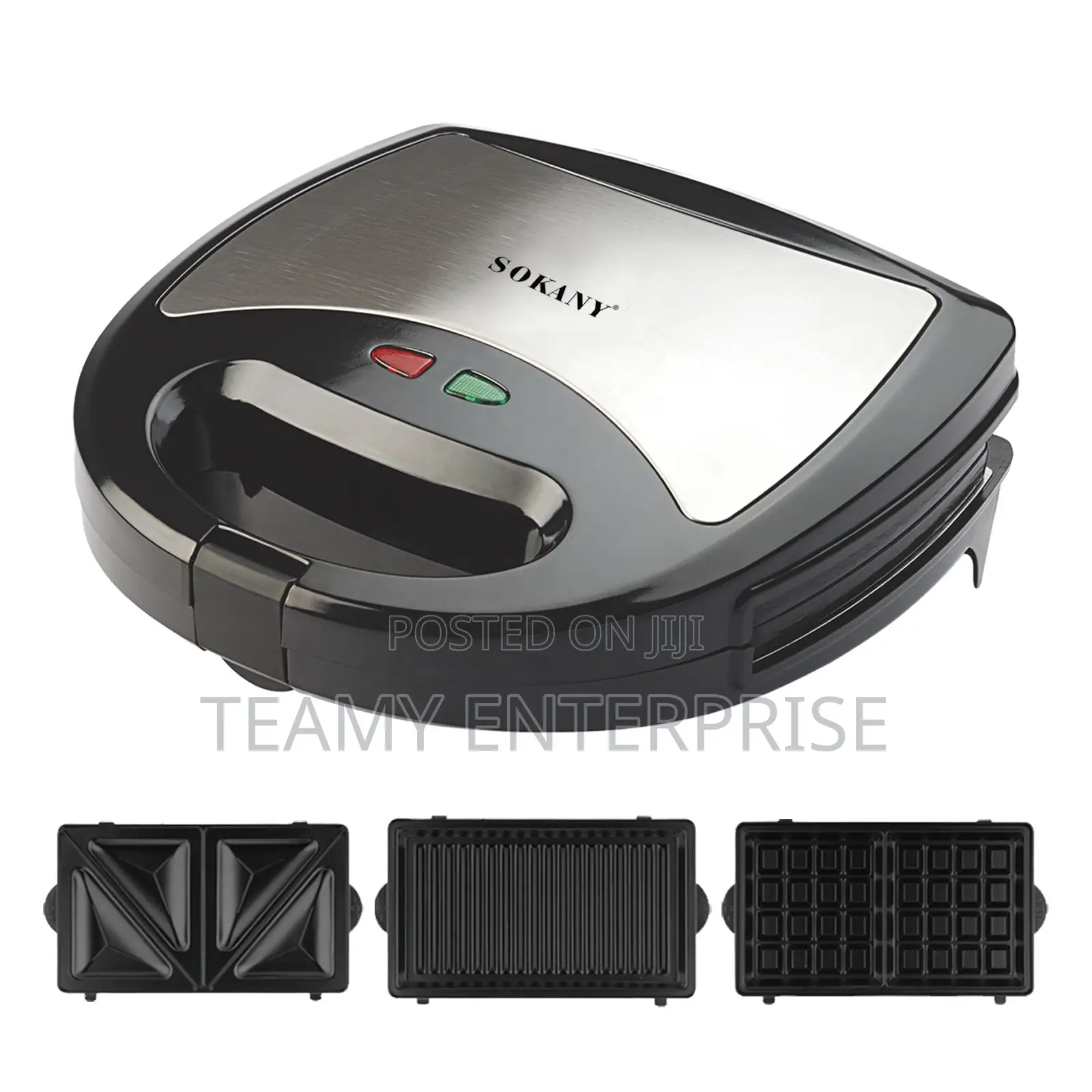 3 in 1 Sokany Toaster Sandwich Maker Kj-302