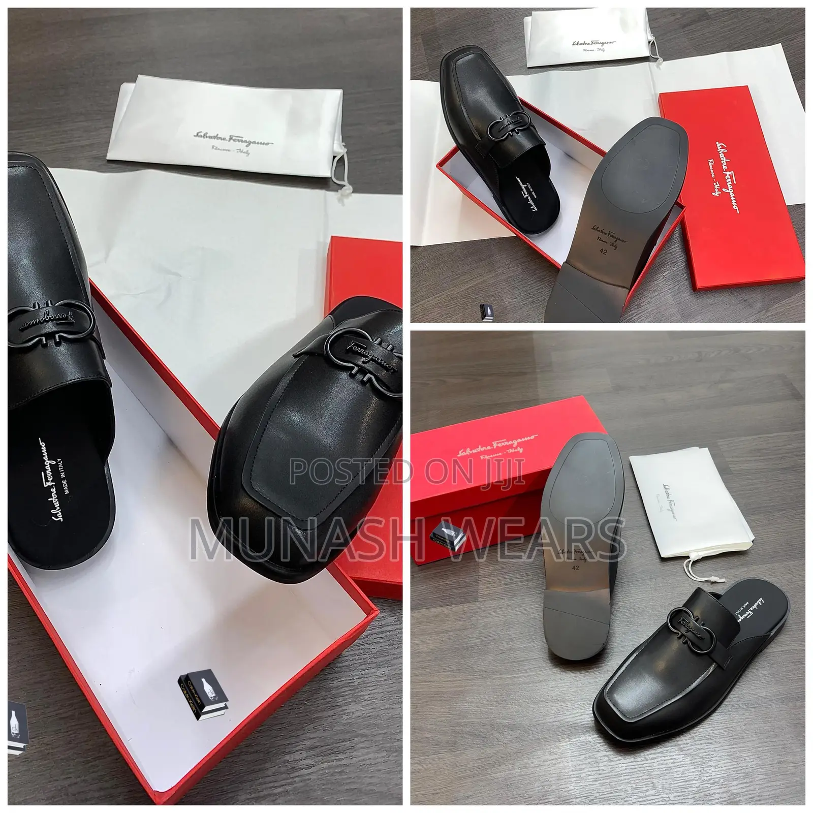 Salvatore Feragamo Leather Half Shoe 40-46