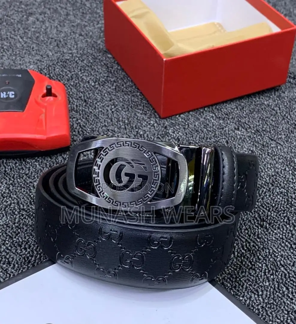 Original Leather Belt for Men Versace Collection