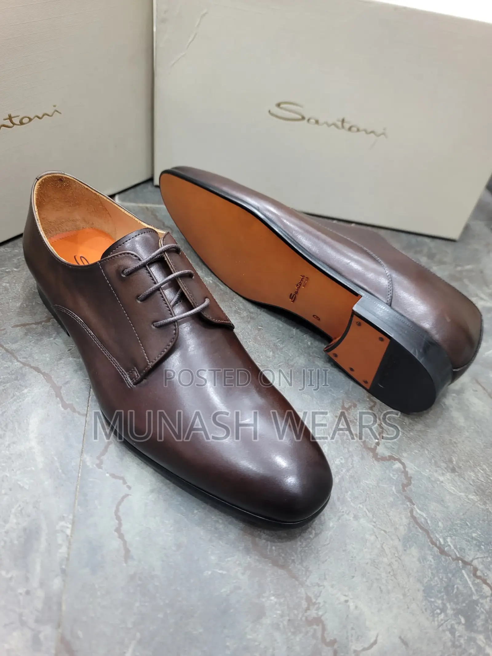 Original Italian Santoni Shoes For Men 40-47