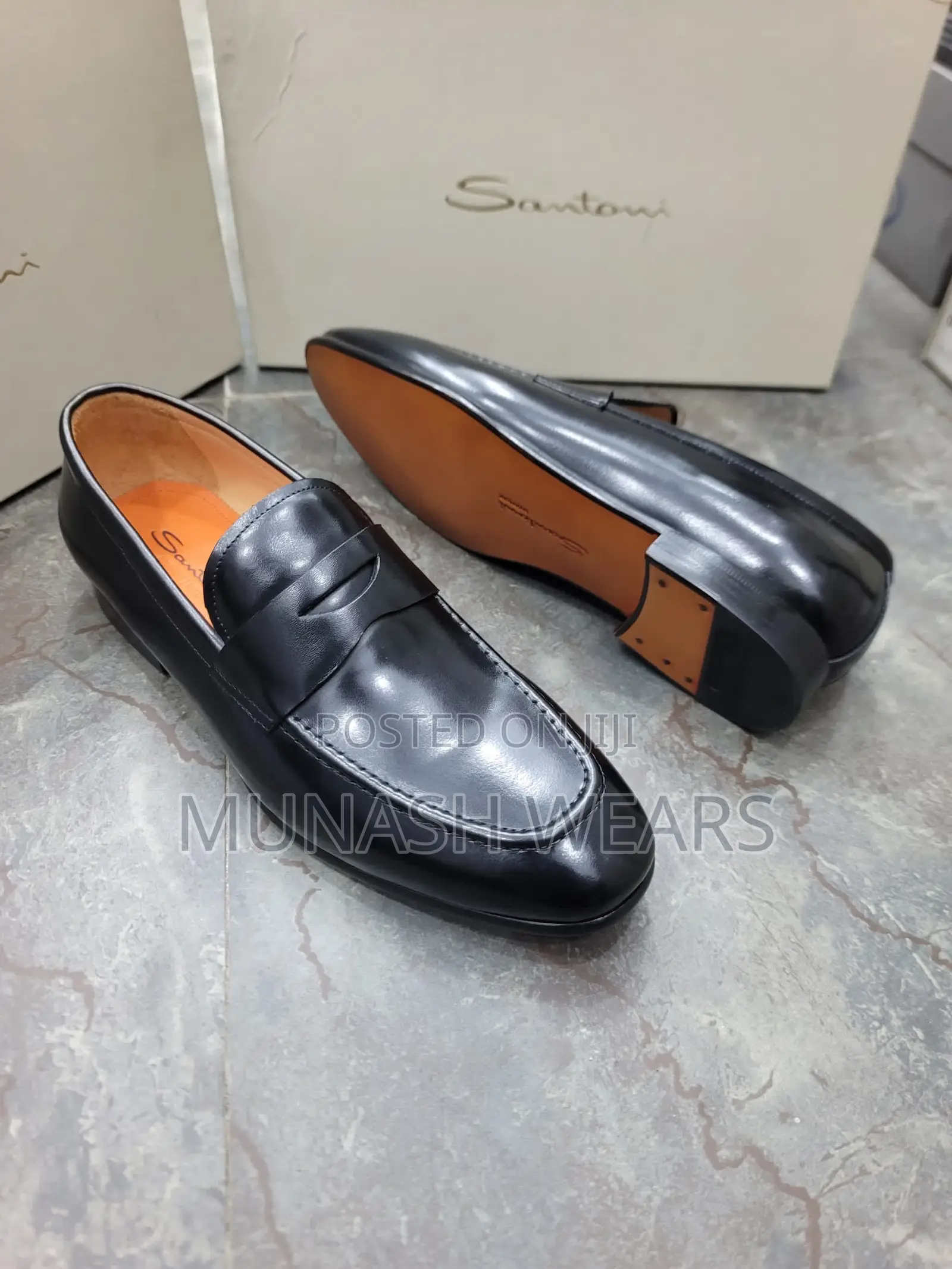 Original Italian Santoni Shoes For Men 40-47
