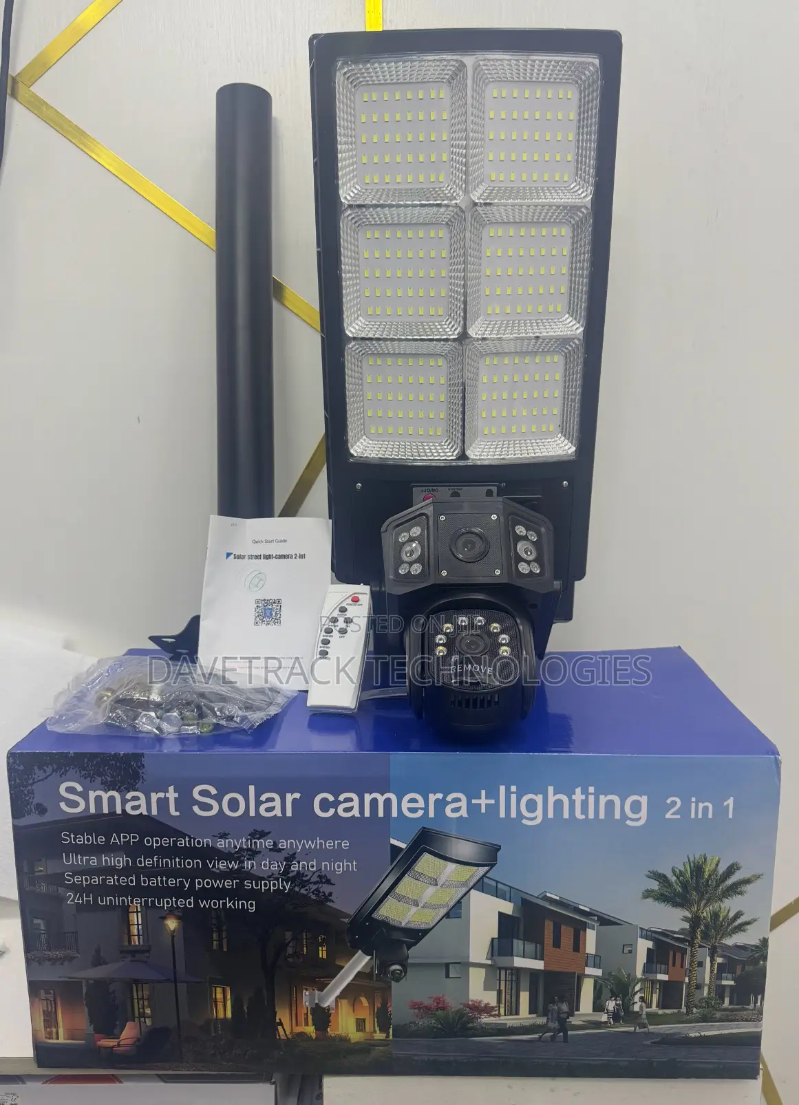 Eseecloud Solar 4g Solar Camera 3lens 9mp With Storage Light 600watts