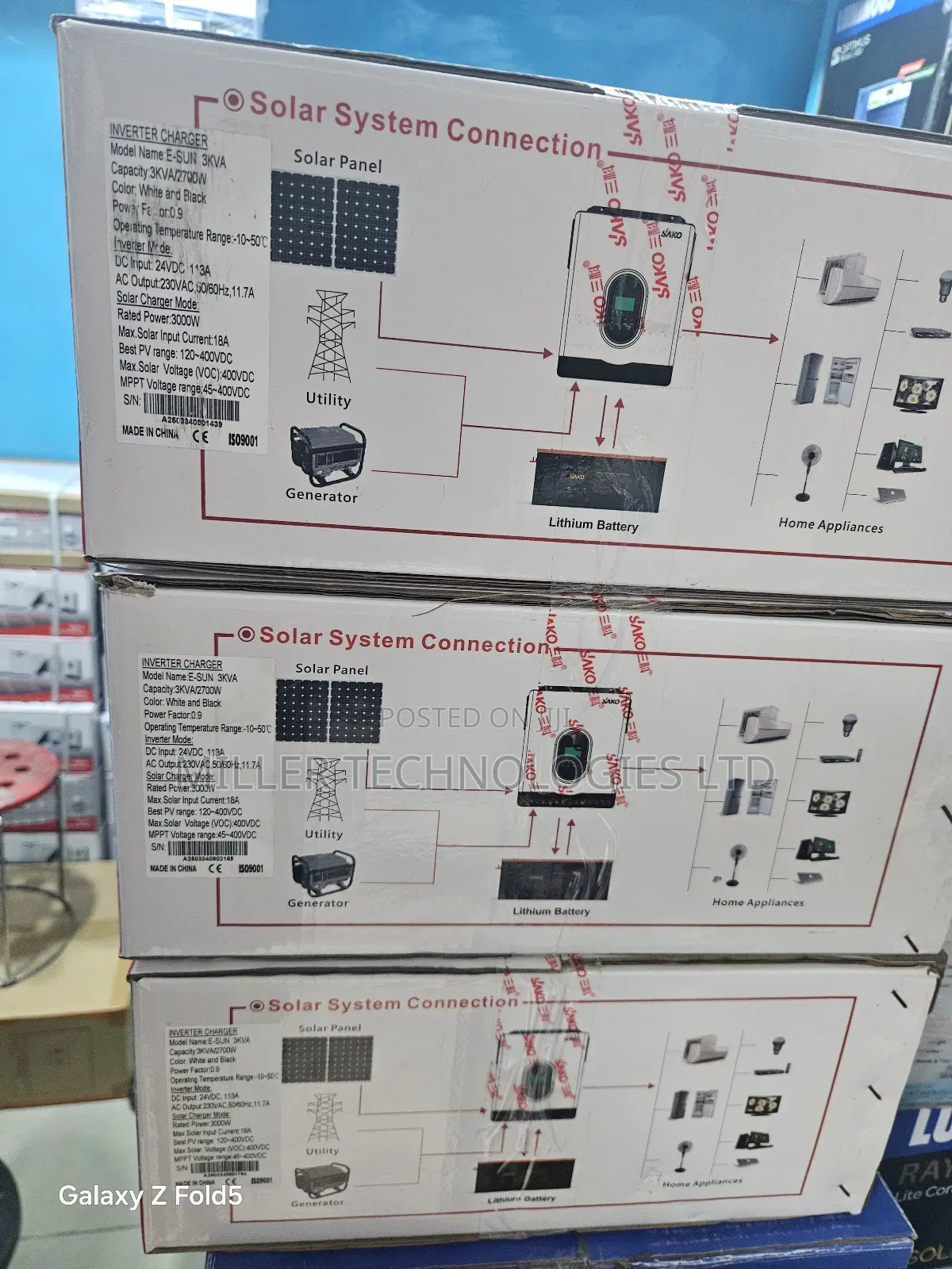 3kva 24v Hybrid Inverter Sako E-Sun 3kva