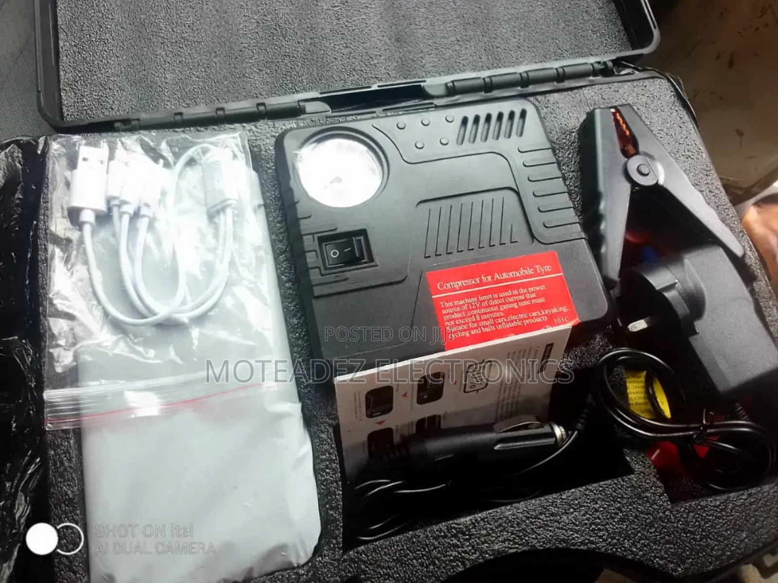 High Power 119800mah Emergency Jump Starter/Tyre Inflator/Power Bank