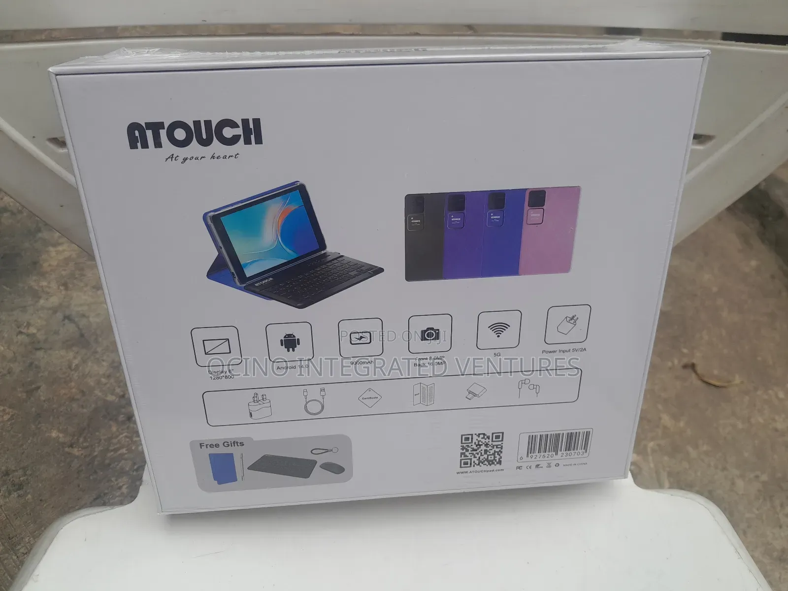 Atouch Mt 6 8inch Unbreakable Screen Teens iPad