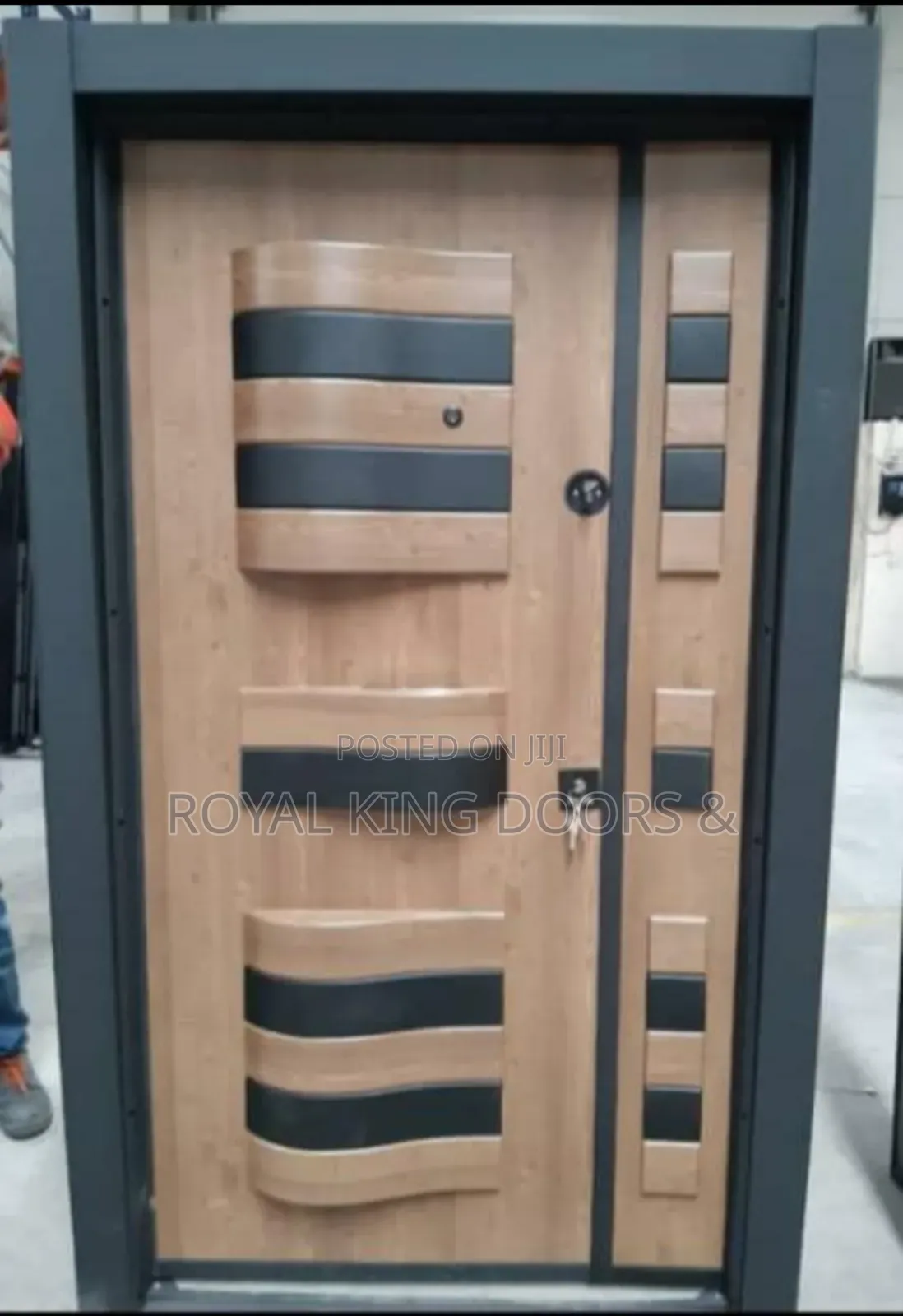 Black and Gold Turkish Luxury Security 4ft Doors