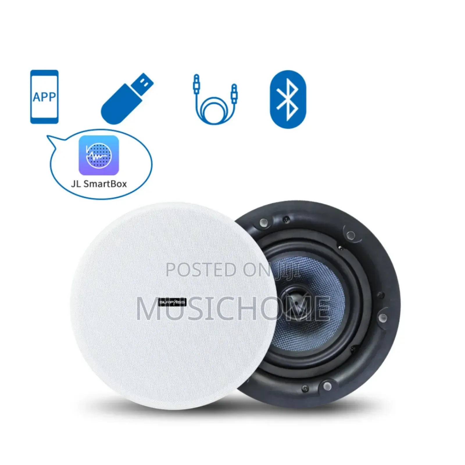 Rimless Bluetooth 4in1 Ceiling Speakers