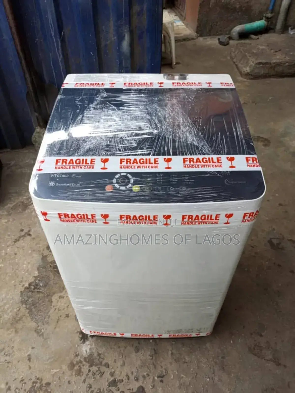 8kg Wash and Spin Automatic Hisense Top Loader