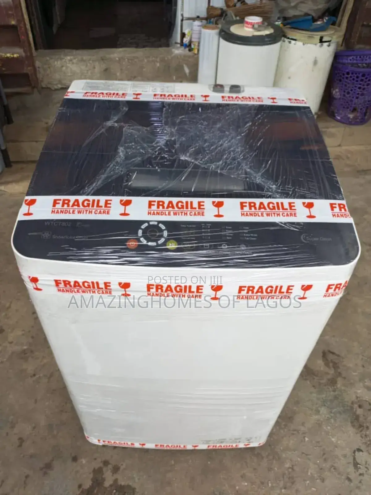 8kg Wash and Spin Automatic Hisense Top Loader