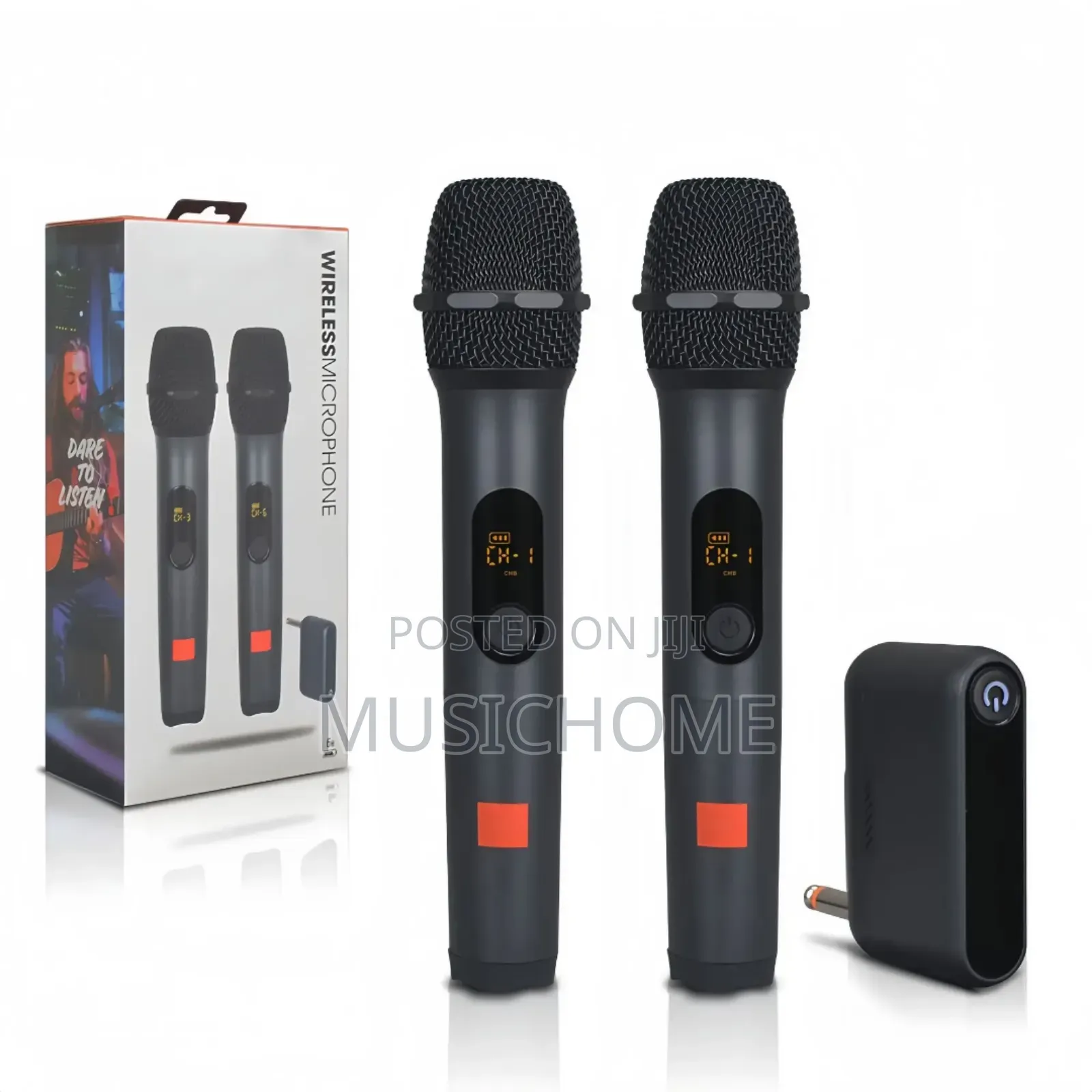 Dual Wireless Rechargeable Microphone