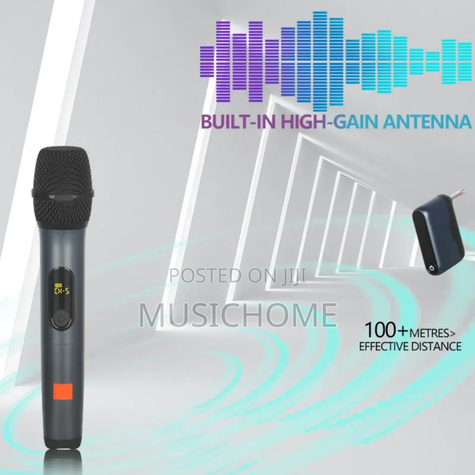 Dual Wireless Rechargeable Microphone