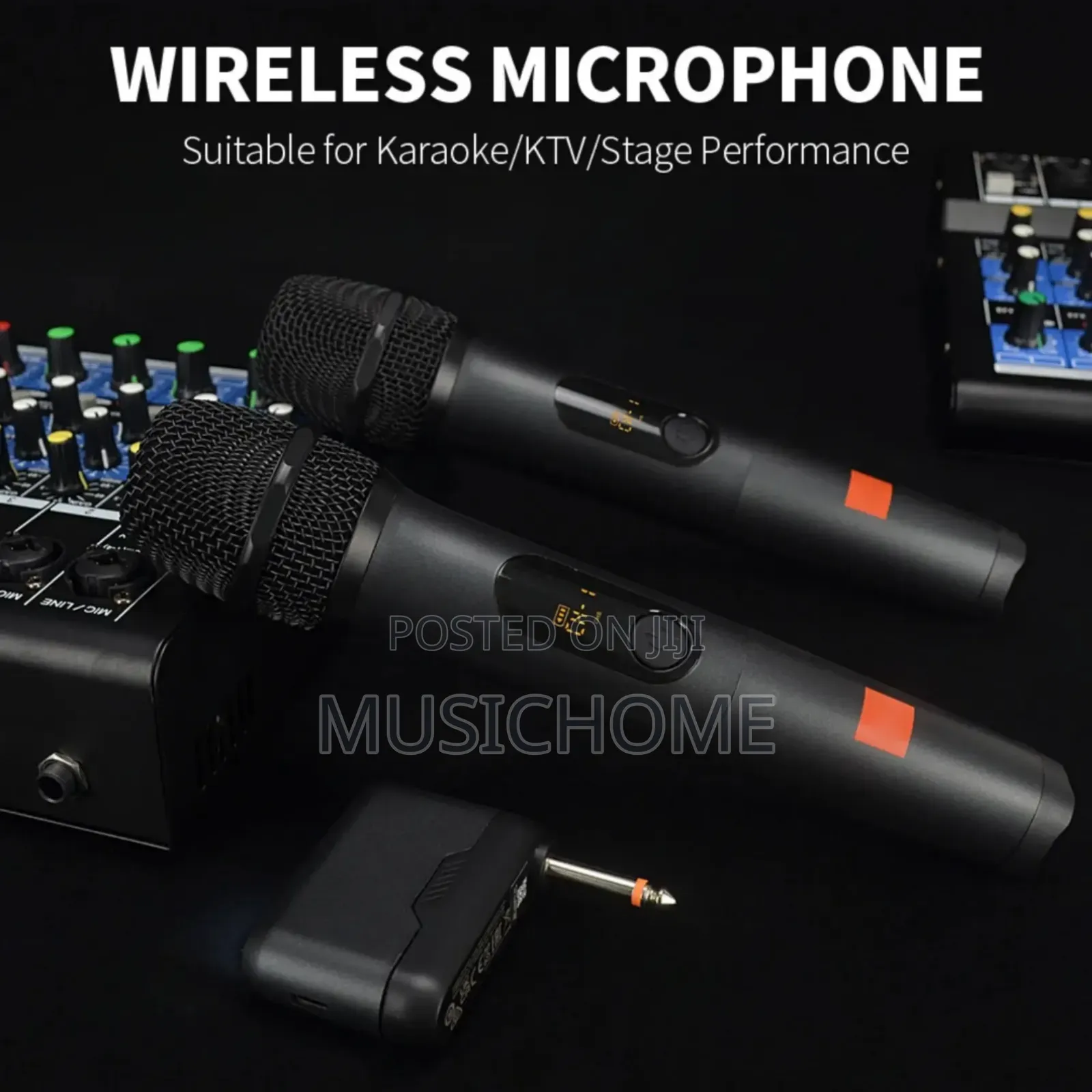 Dual Wireless Rechargeable Microphone
