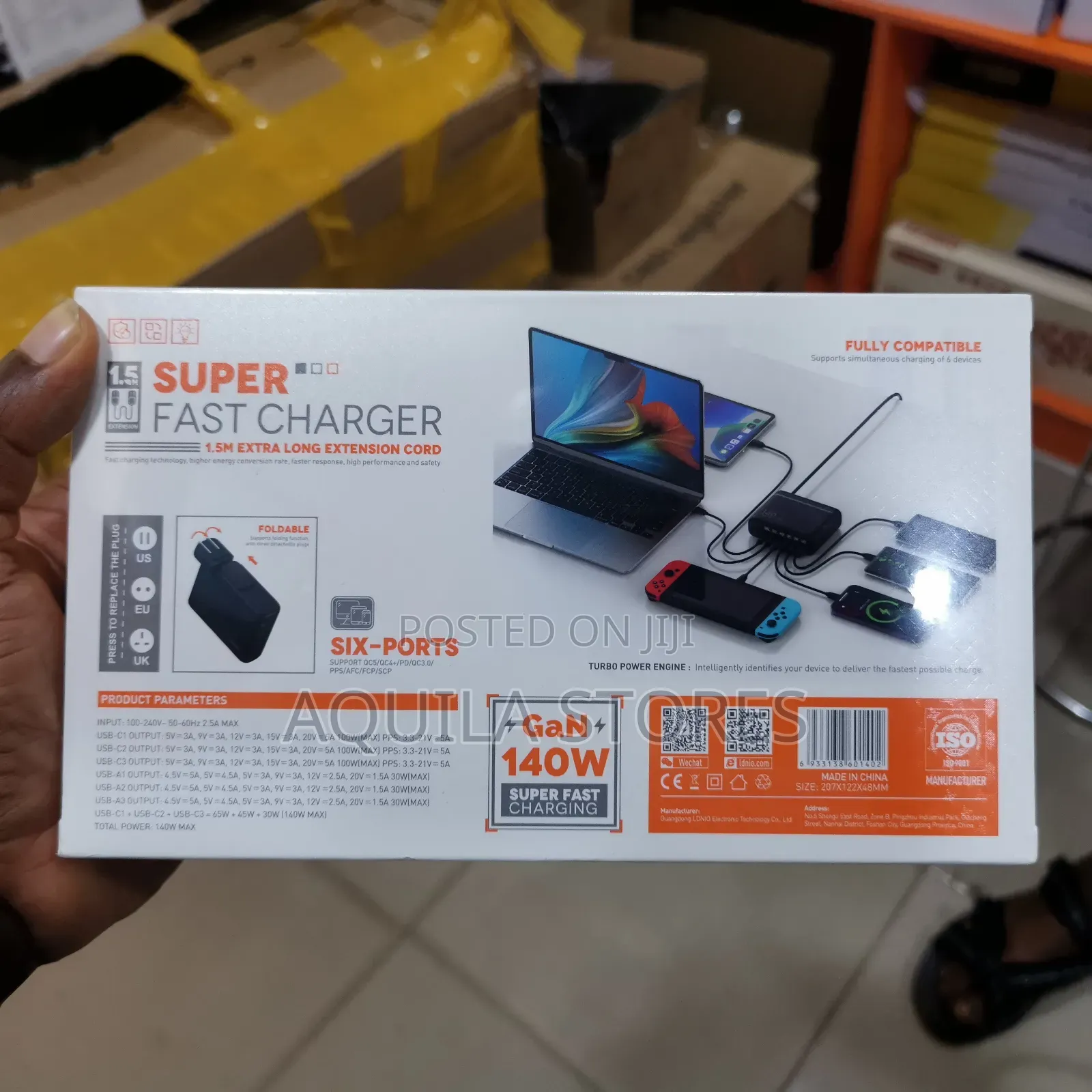 Ldnio A6140c 140w Gan Super Fast Desktop Charger