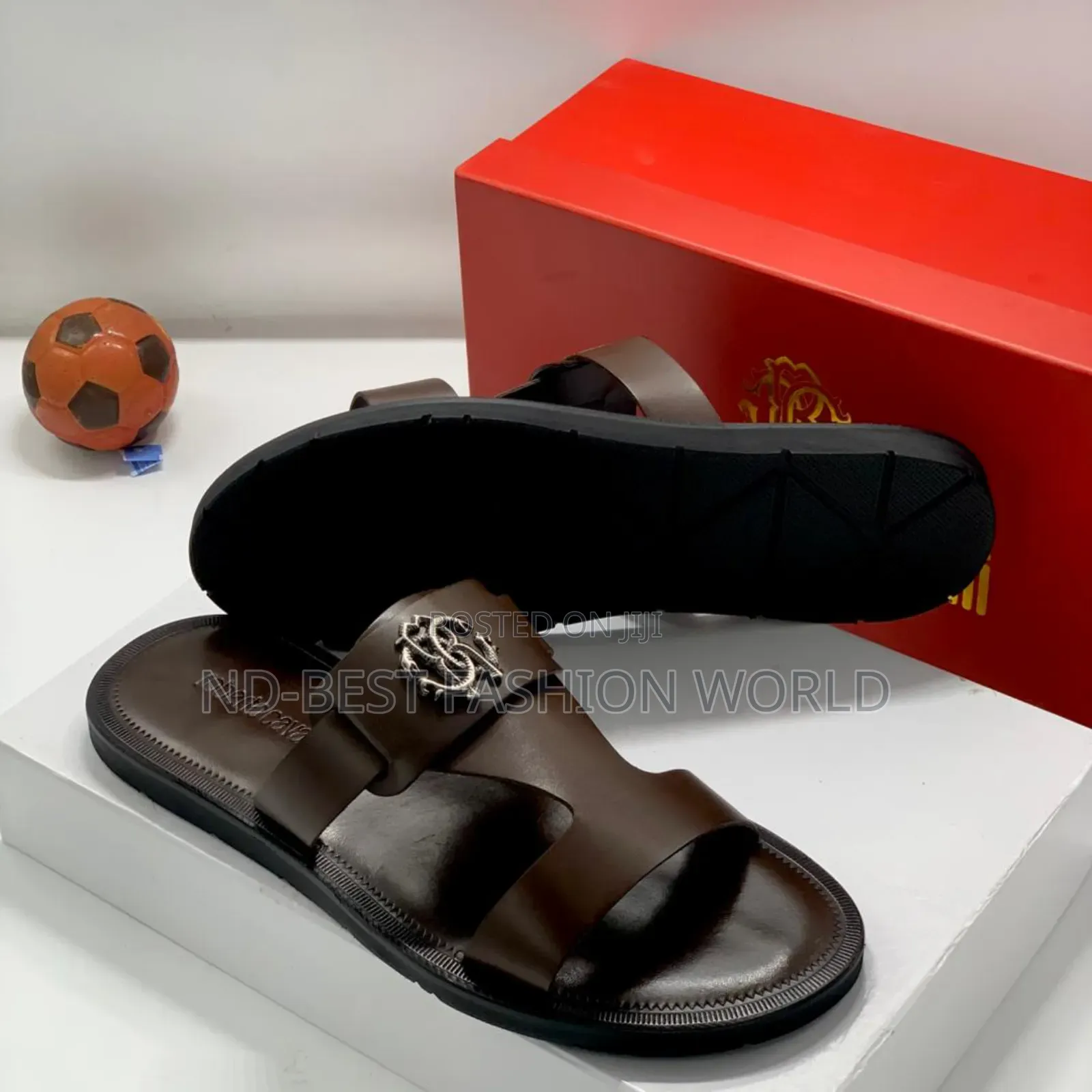 Brown Roberto Cavalli Slippers