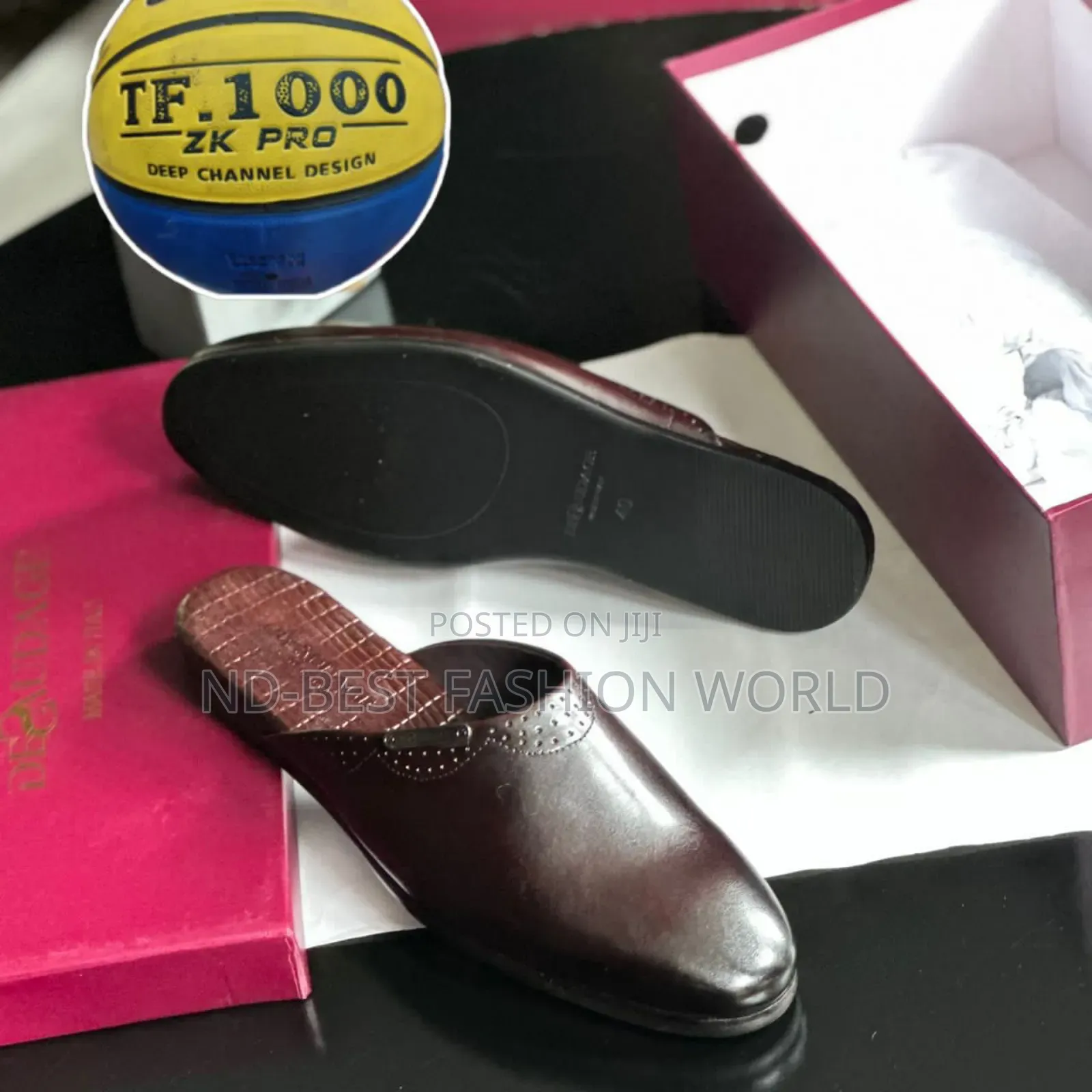 Deusauge Leather Half Shoe