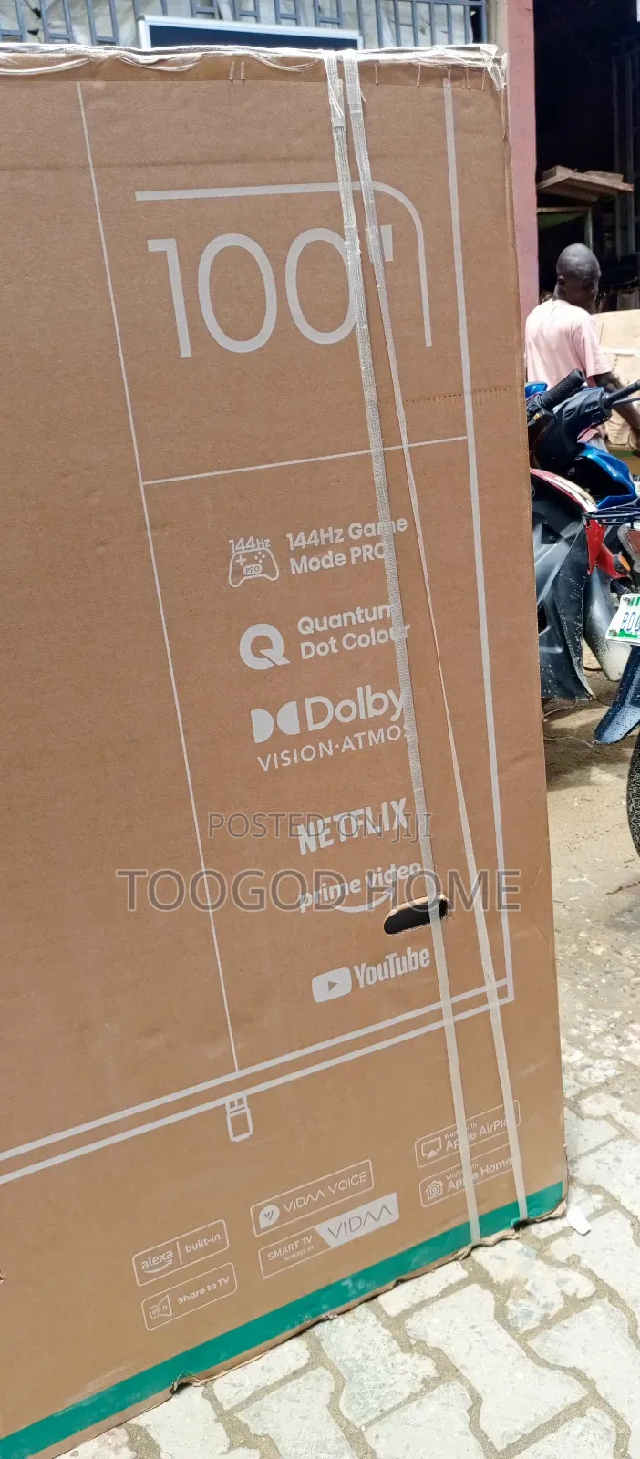 100inches Hisense Smart TV