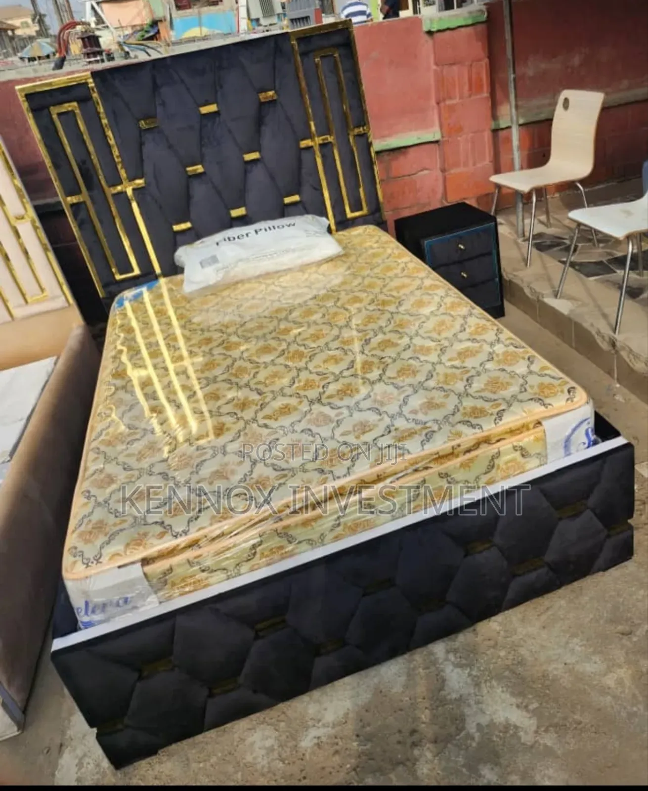 4 and Half by 6 Padded Bedframe With Good Materials
