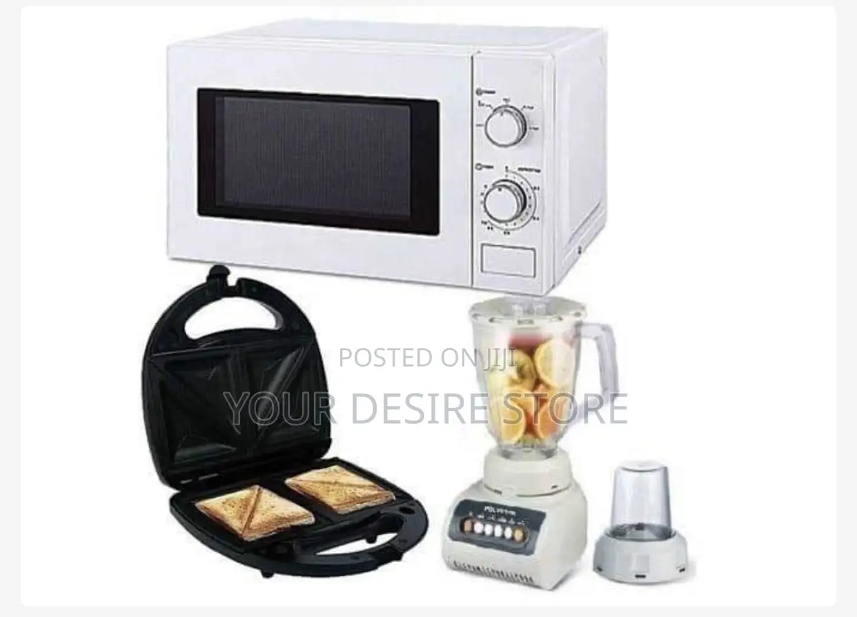 Microwave 20liters + Blender + Toaster-Bundle
