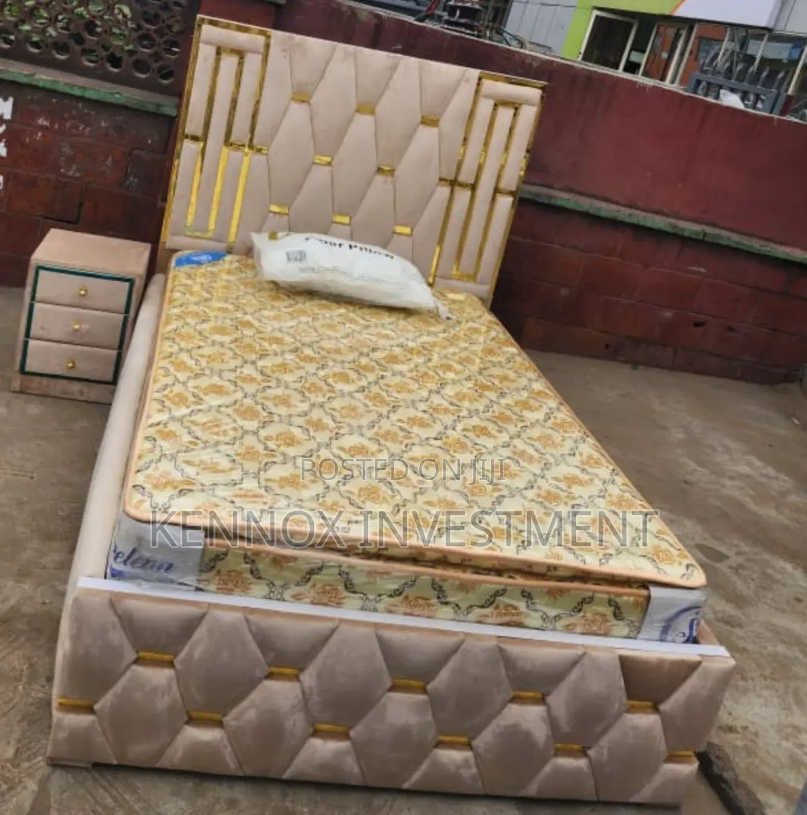 Classic 4.5 by 6 Bedframe 1 Bedside