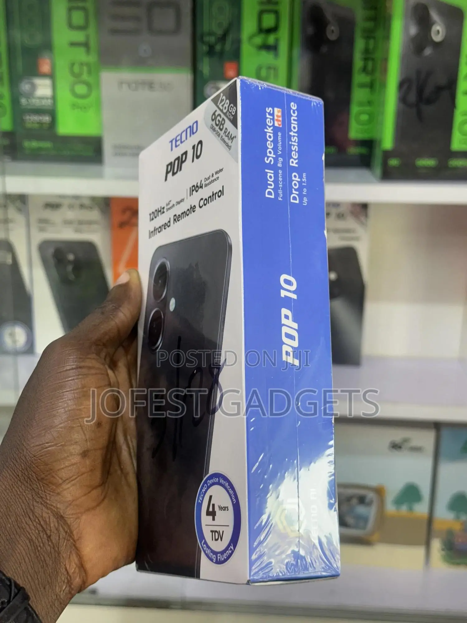New Tecno Pop 10 128 GB Black