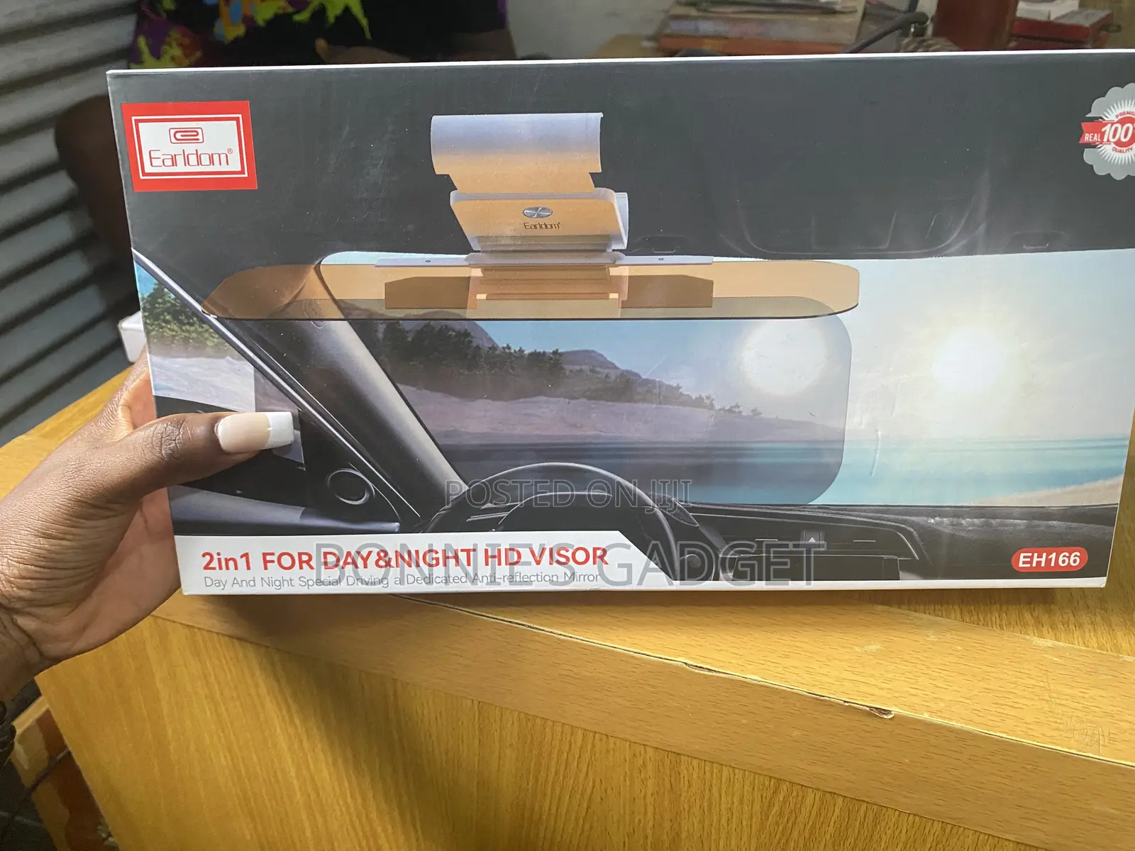 Earldom Eh166 Hd Visor, a 2-in-1 Anti-Glare Visor Designed for Use