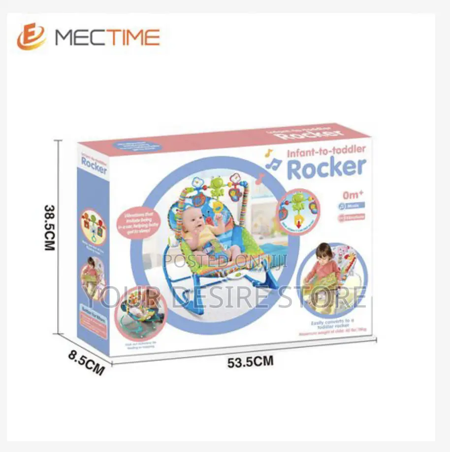 Infant -to- Toddler Rocker, Baby Bouncers With Music - 68110