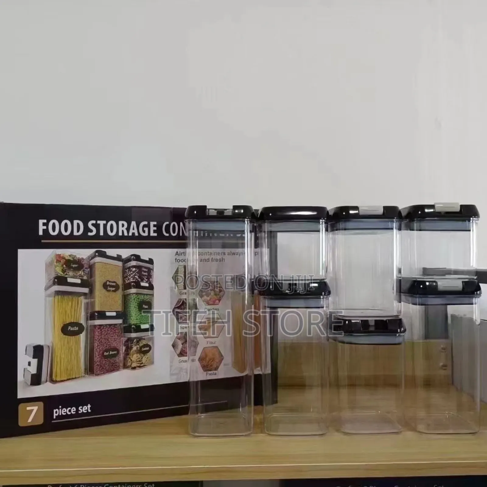 7 Pieces Storage Can