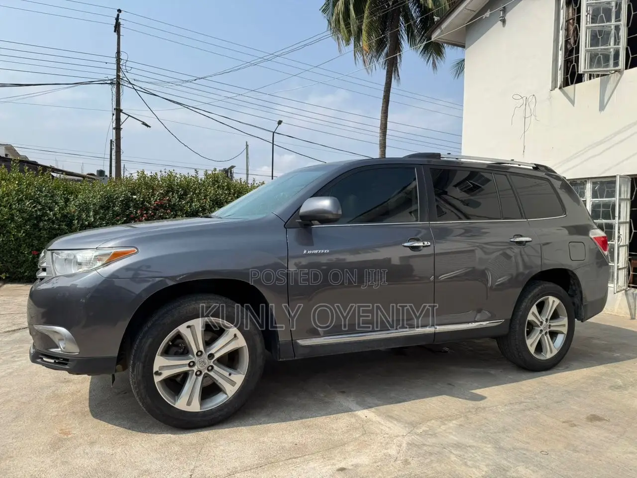 Toyota Highlander Limited 2012 Gray