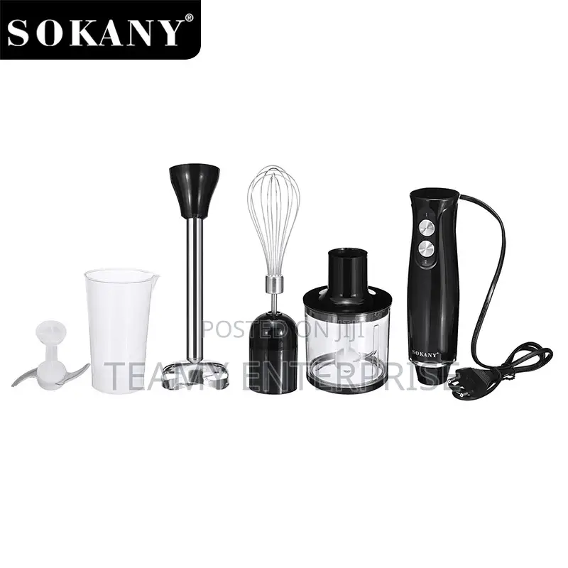 Sokany 4 in 1 Blender Mixer Whisk and Chopper - All in 1