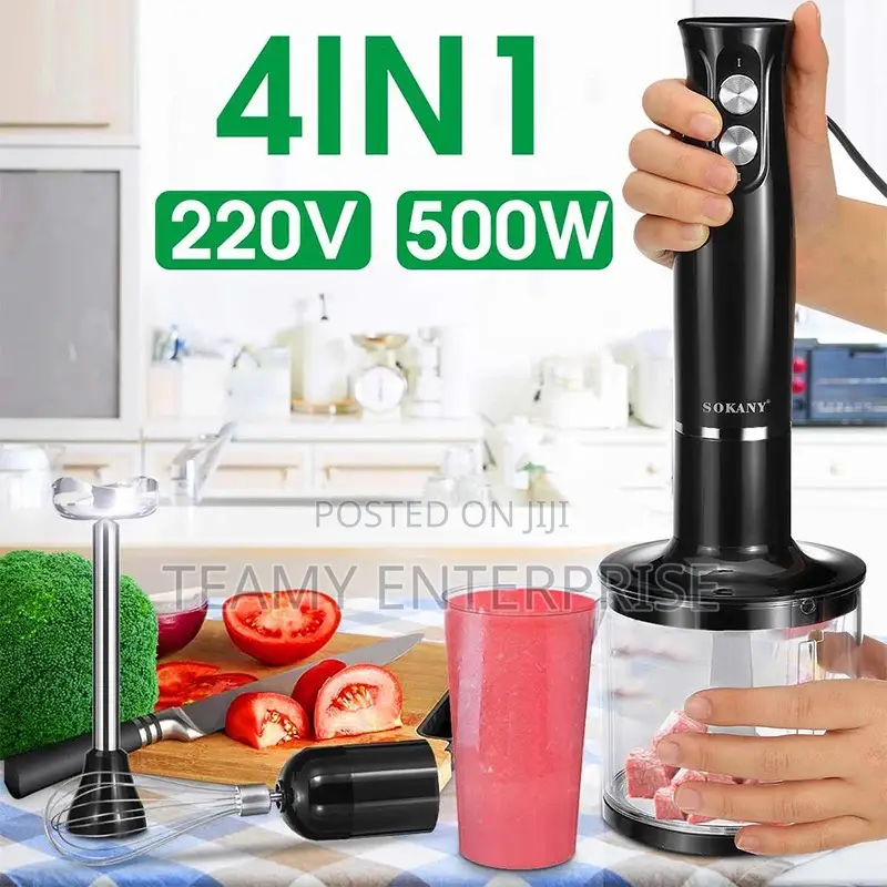 Sokany 4 in 1 Blender Mixer Whisk and Chopper - All in 1