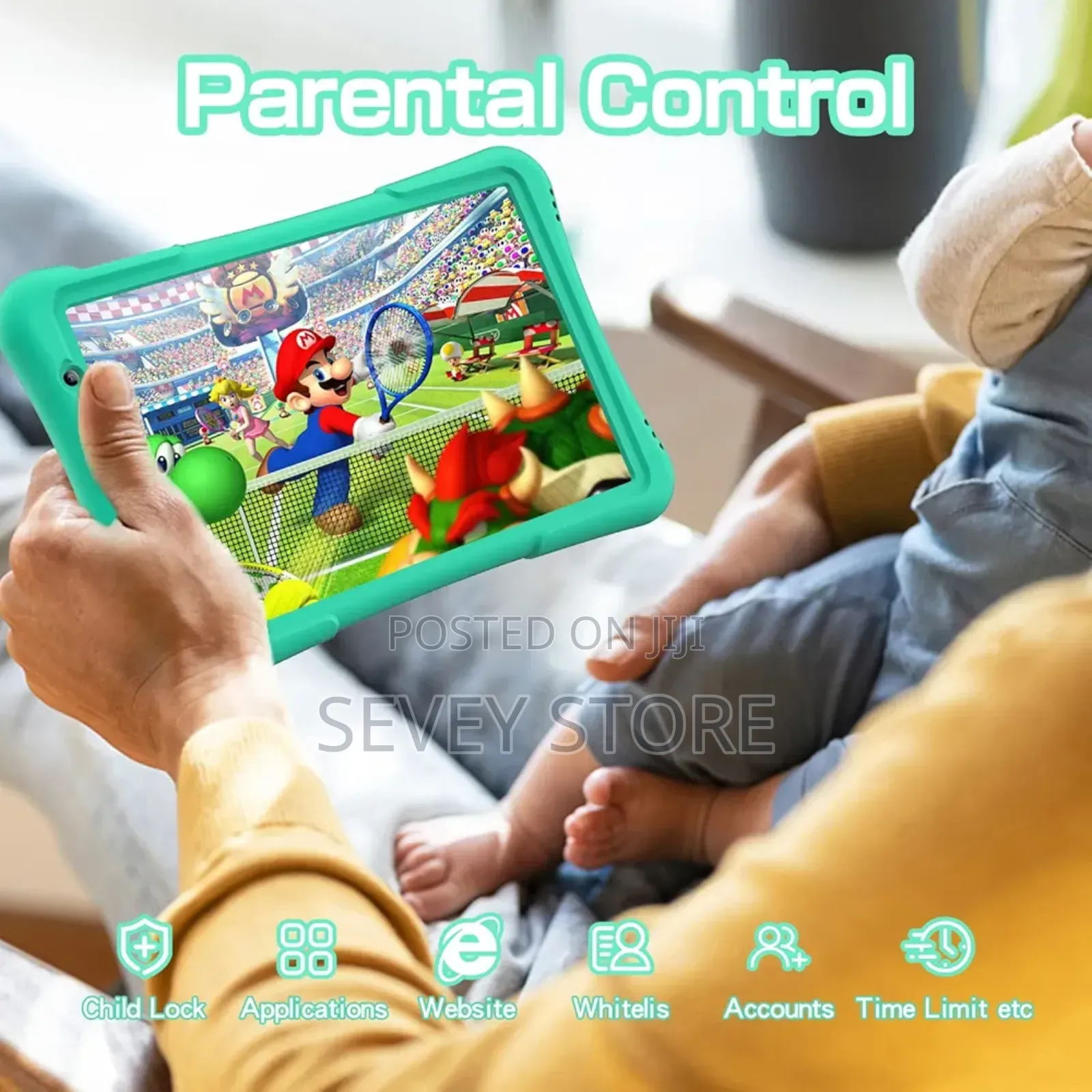 10 Inch Kids Tablet Android 14 Tabletas 32gb, Quad-Core, 6000mah