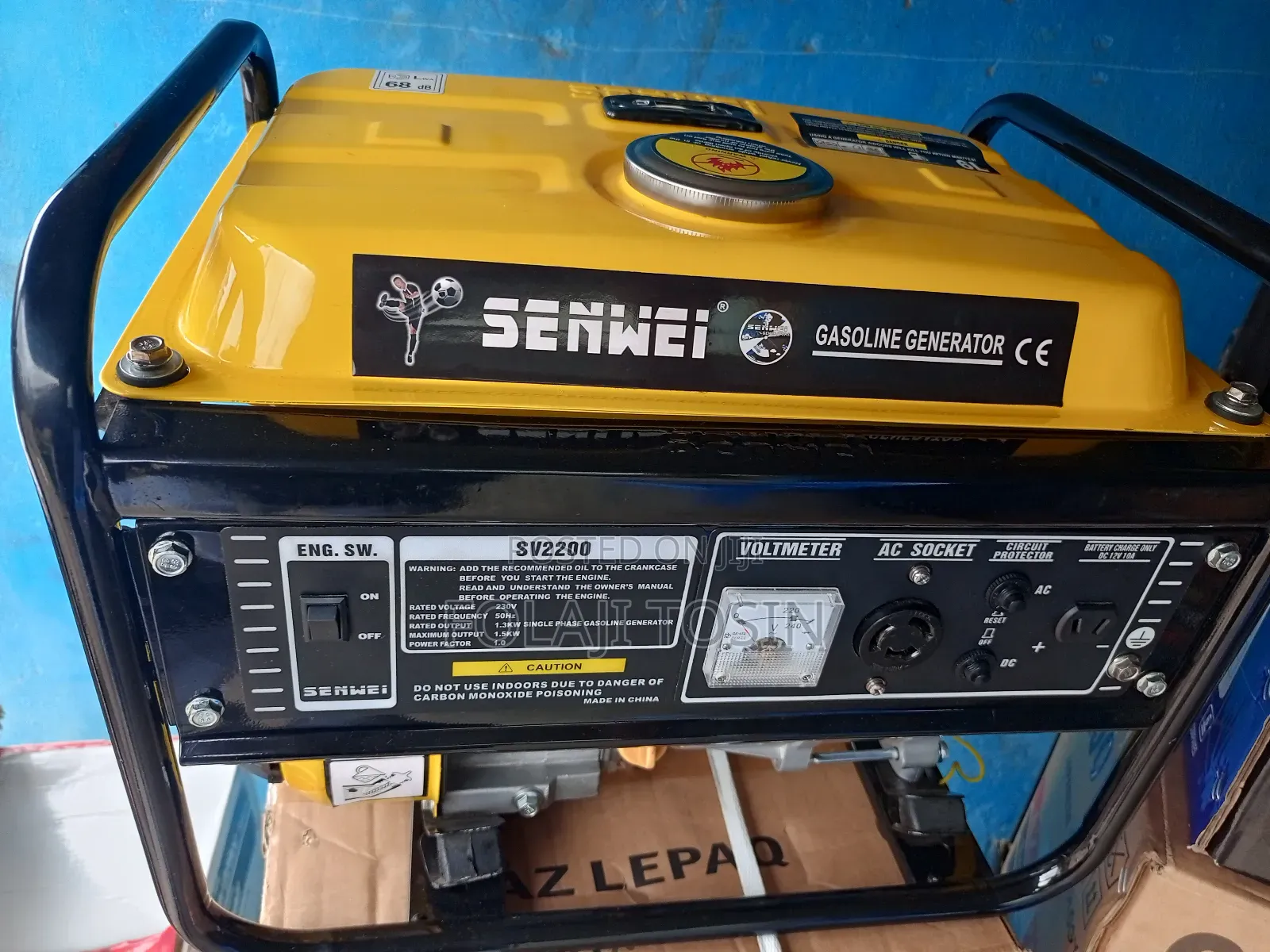 Senwei Sv2200 1.8kva Medium Size Generator