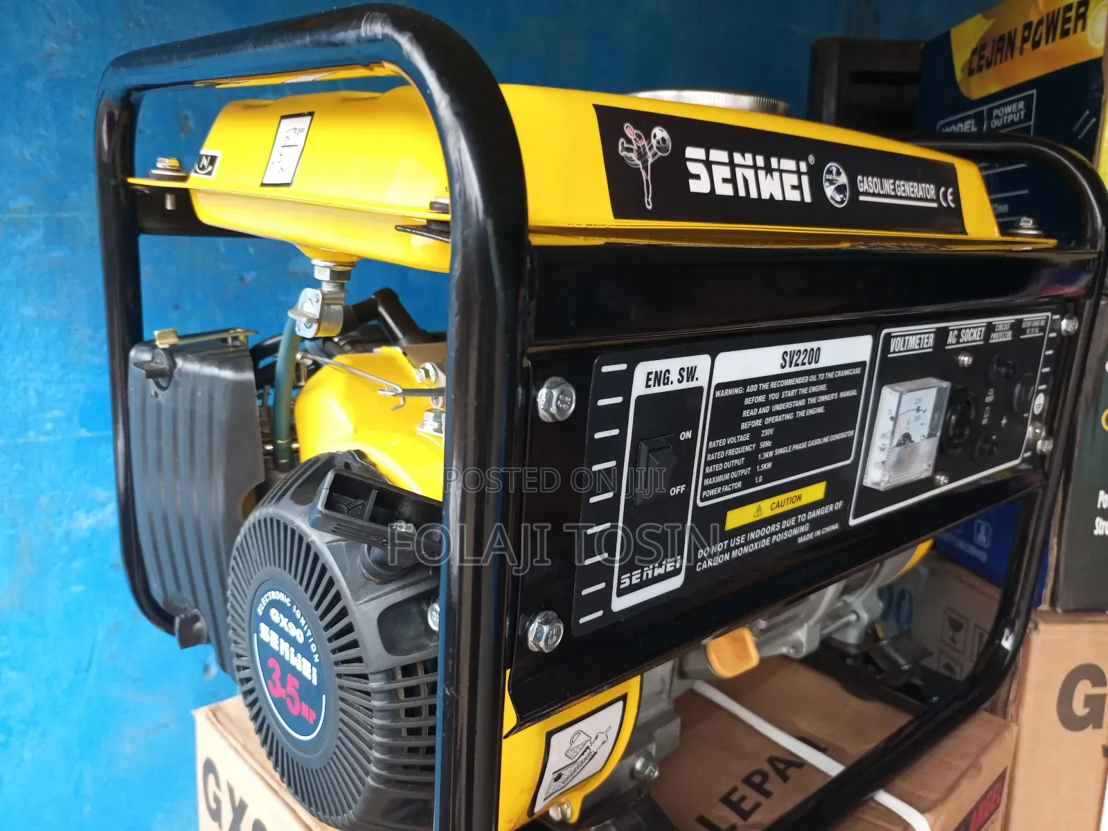 Senwei Sv2200 1.8kva Medium Size Generator