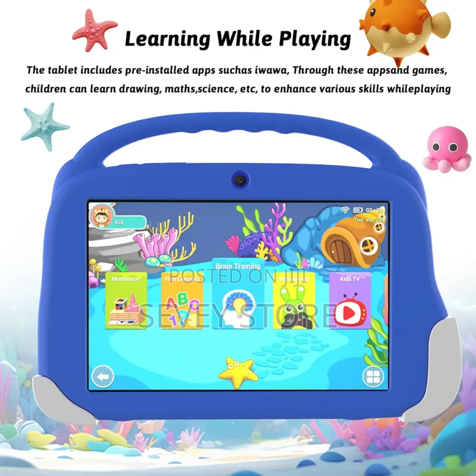 8inch Kids Tablet 4gb Ram 32gb R0m 512gb Expansion, With Sillicon