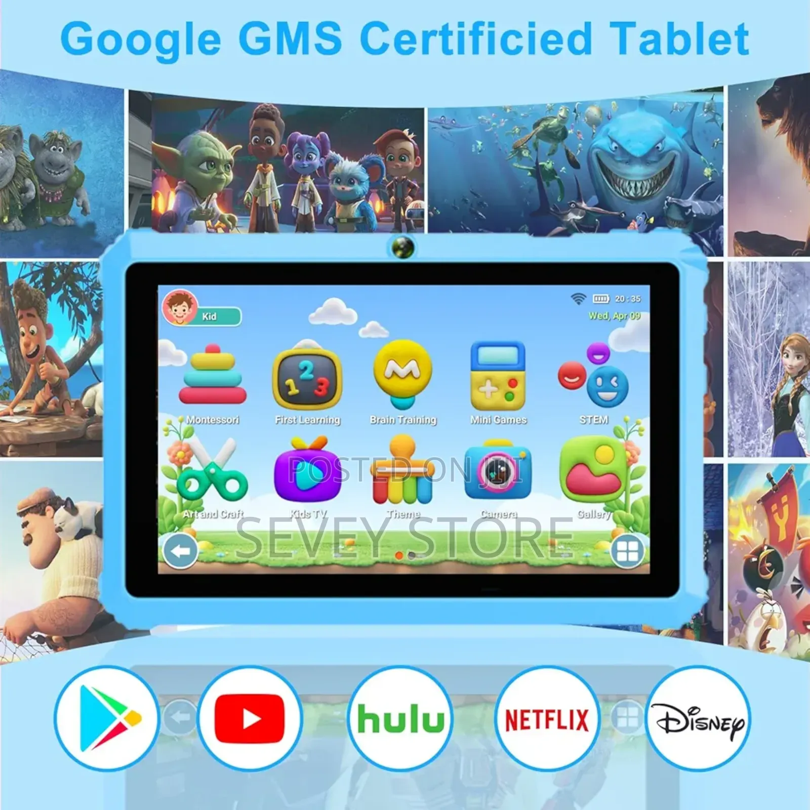 Kids Tablet 7" Android Tablet for Kids 3-7 32gb Tablets for Toddlers