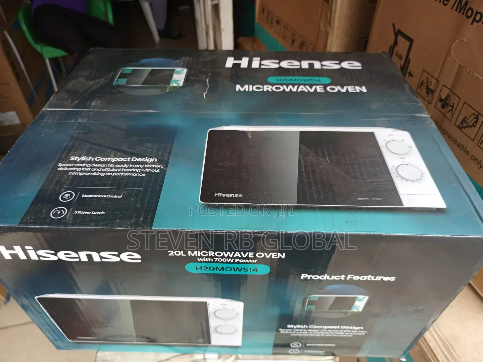 Hisense 20 Liters Microwave | Mwo 20mows10-H White