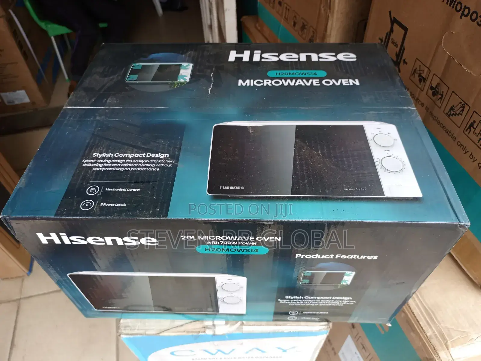 Hisense 20 Liters Microwave | Mwo 20mows10-H White