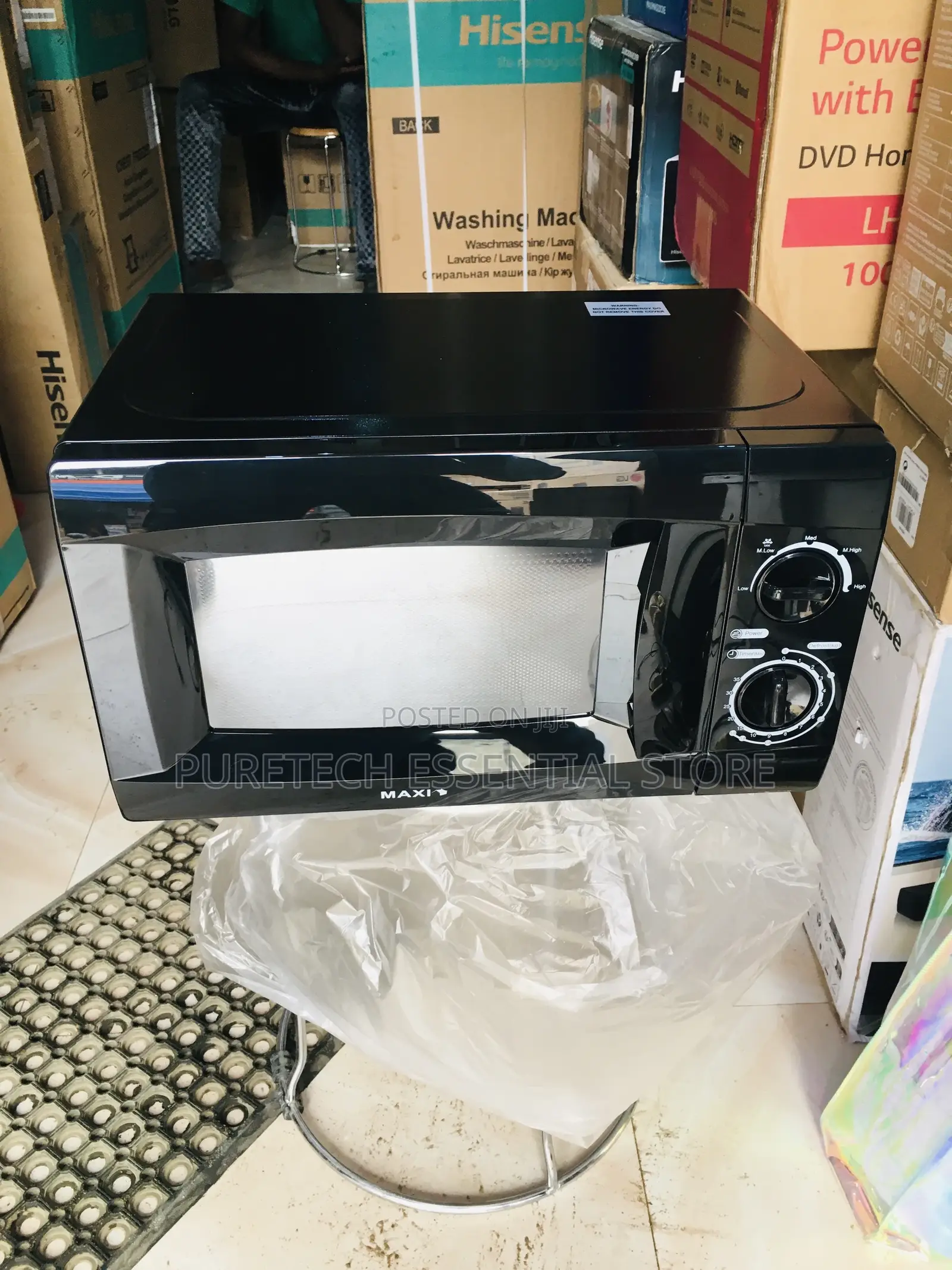 New Maxi 20liters Black Microwave Oven